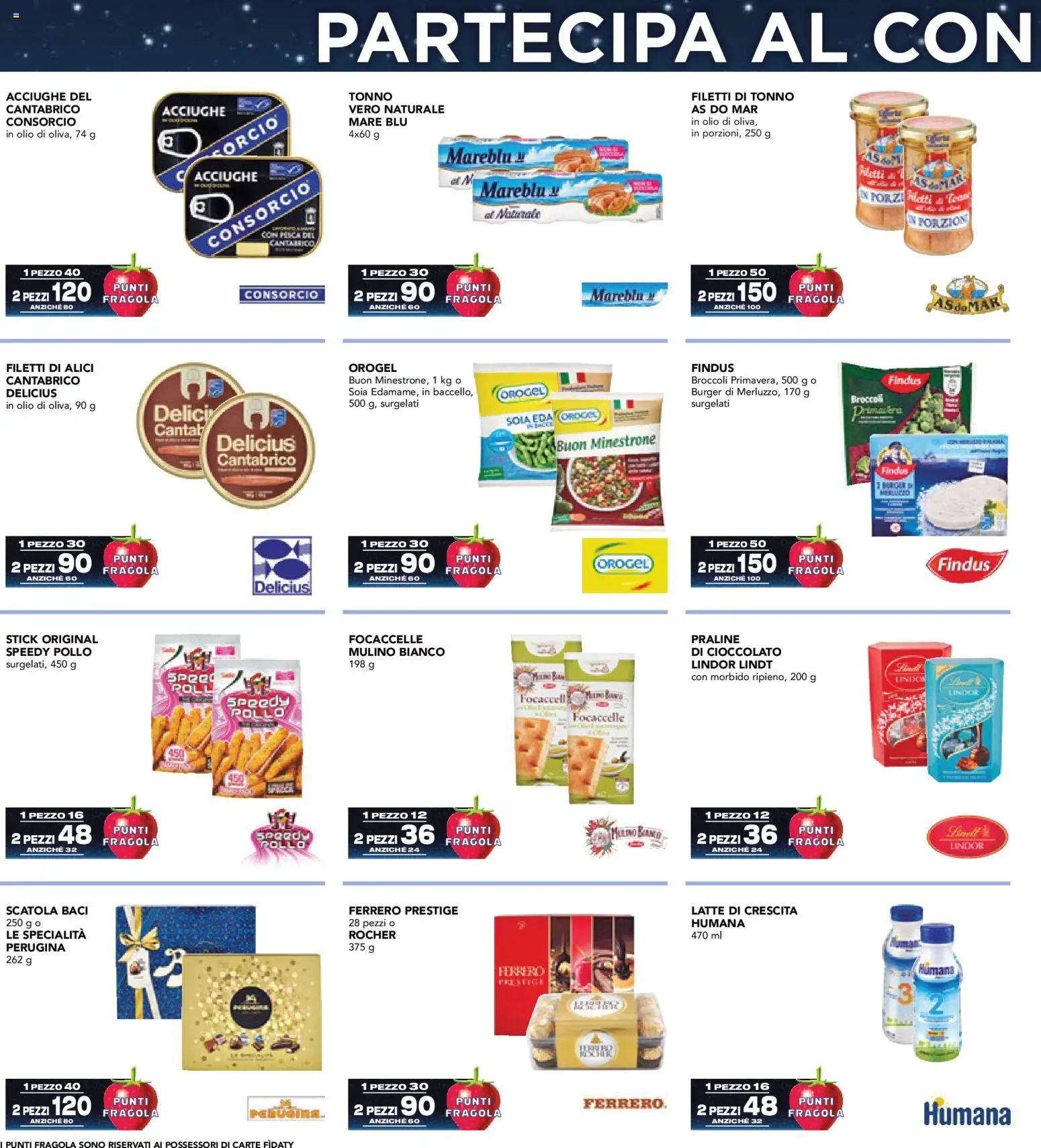 Volantino Esselunga S del 01.12.2025 | Pagina: 8 | Prodotti: Olio, Pesca, Broccoli, Alici