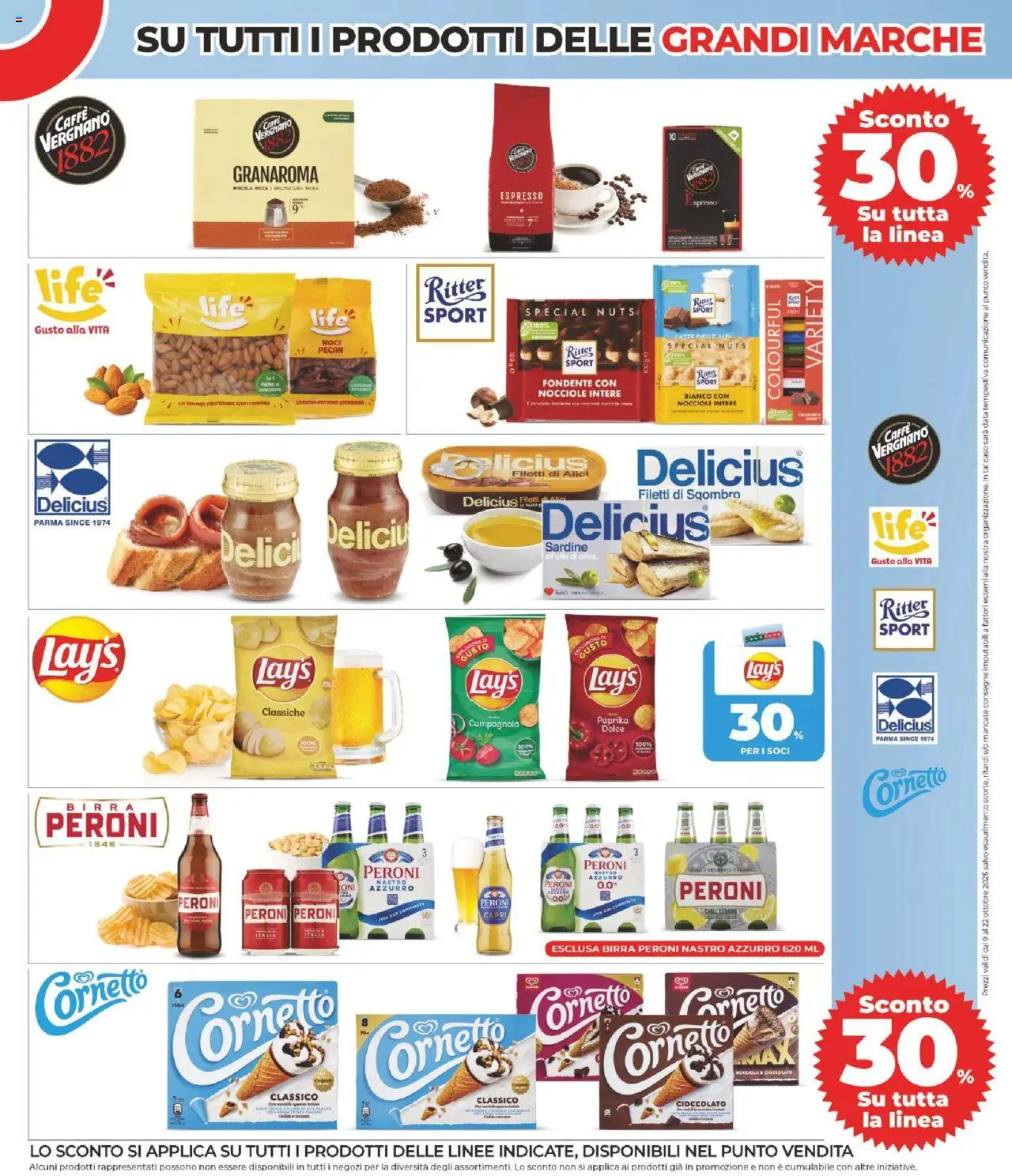 Volantino COOP del 09.10.2025 | Pagina: 9 | Prodotti: Cioccolato, Birra, Nocciole, Sgombro
