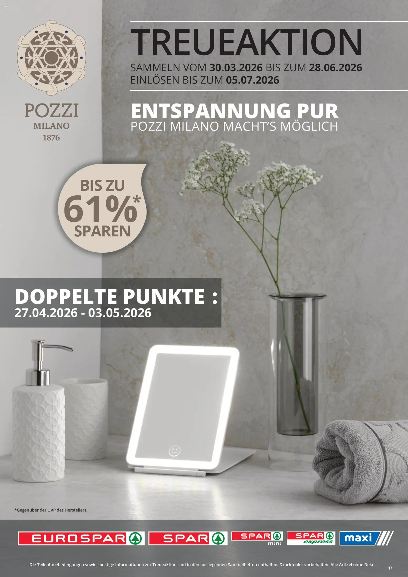 SPAR - SPAR Handels AG – gültig ab 30.04.2026 | Seite: 17