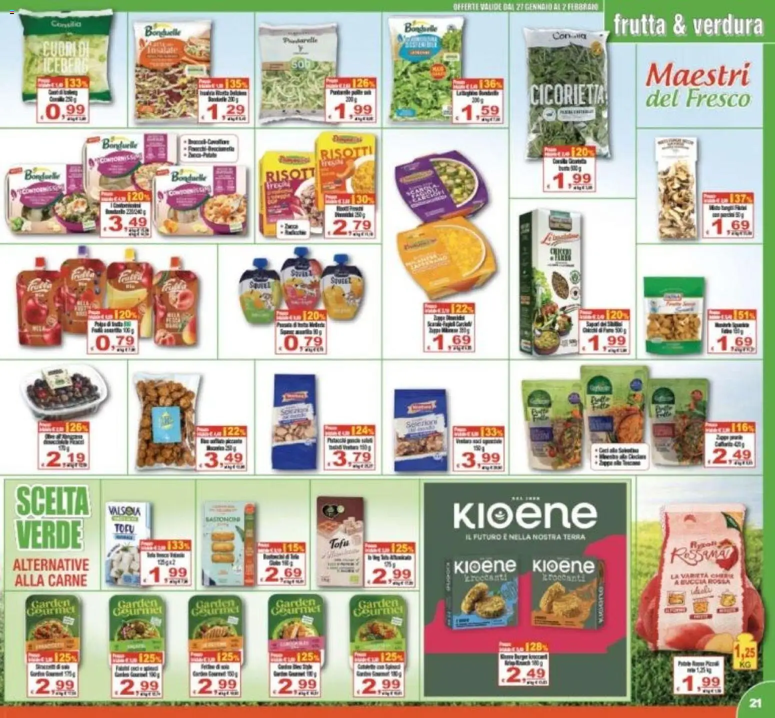 Volantino CTS del 27.01.2026 | Pagina: 21 | Prodotti: Frutta, Tofu, Terra