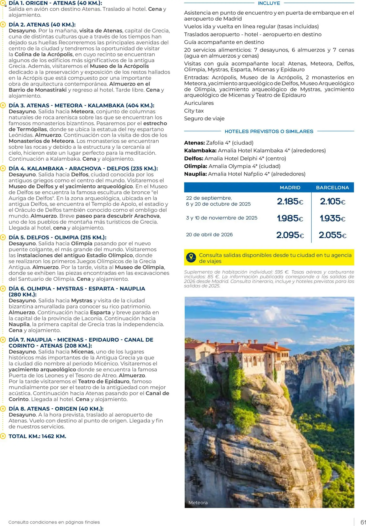 Viajes El Corte Inglés Vacaciones Económicas │ válido desde el 22.10.2025 | Página: 61 | Productos: Auriculares, Cuna