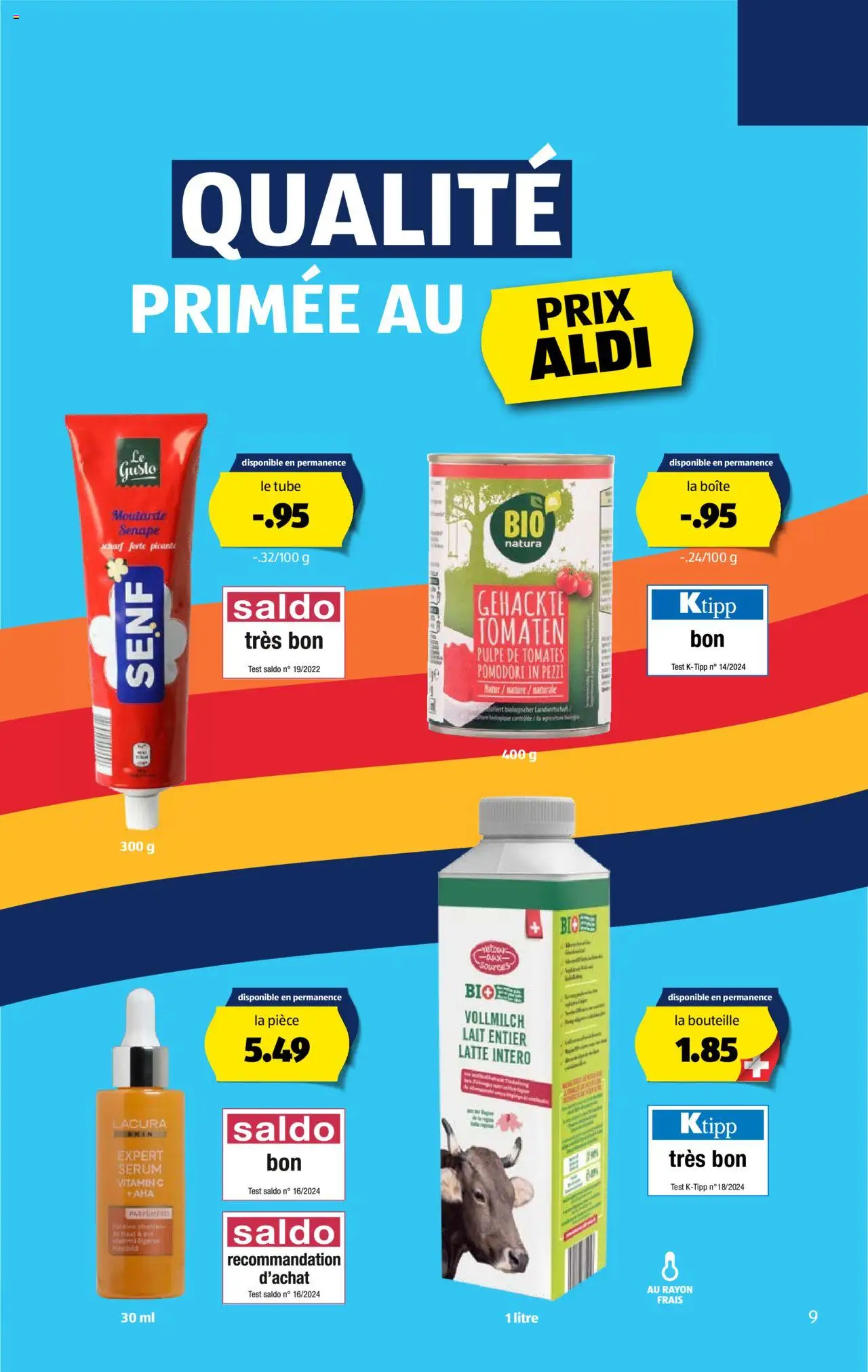 Aldi Prospectus ab 28.08.2025 | Seite: 9 | Produkte: Serum, Tomaten