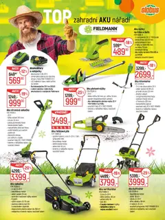 Náhled letáku Globus leták - Jaro od 18.03.2026 | Strana: 9 | Produkty: Strunová sekačka, Aku strunová sekačka, Adaptér, Nářadí