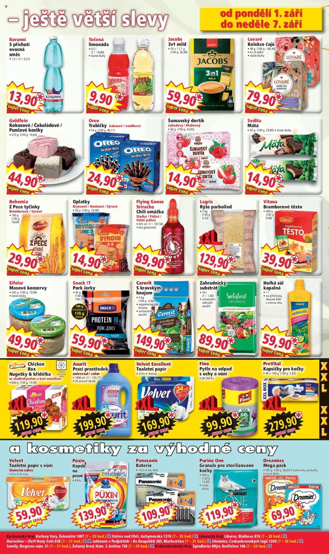 Norma leták od 01.09.2025 | Strana: 5 | Produkty: Limonáda, Purina one, Baterie, Jerky