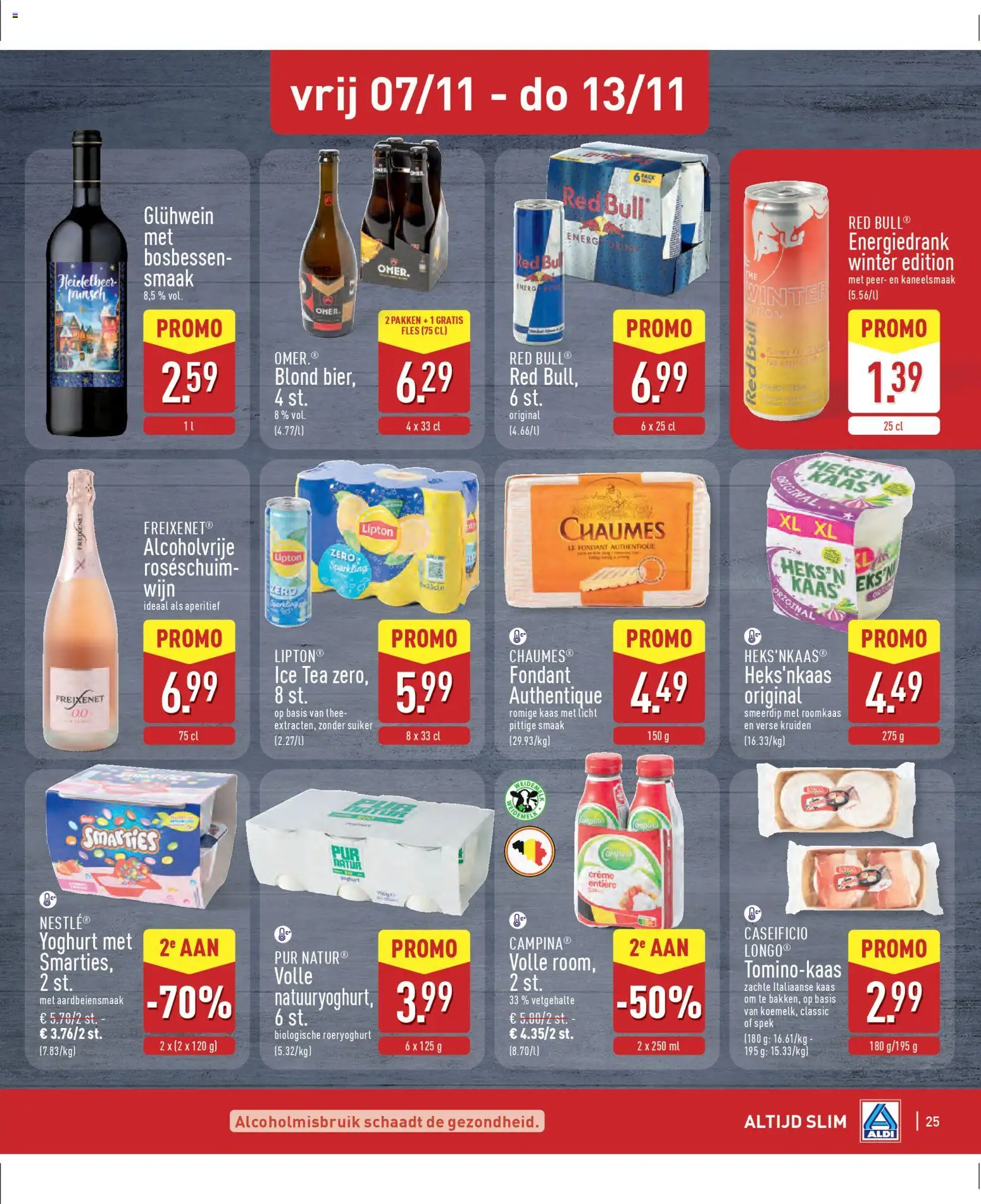 {H1} | Pagina: 25 | Producten: Roomkaas, Red Bull, Melk, Yoghurt