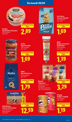 Anteprima del volantino Caffè Borbone Capsule miscela decisa, Compatibili Nespresso 350 g confezione valido a partire dal 29.09.2025 | Pagina: 21 | Prodotti: Biscotti, Suino, Olio, Sugo