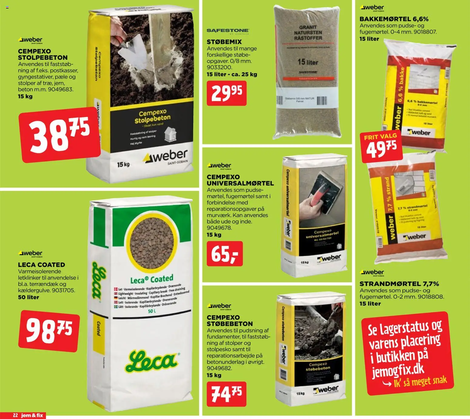 Jem & fix tilbudsavis – gyldig fra 19.04.2026 | Side: 22 | Produkter: Søm