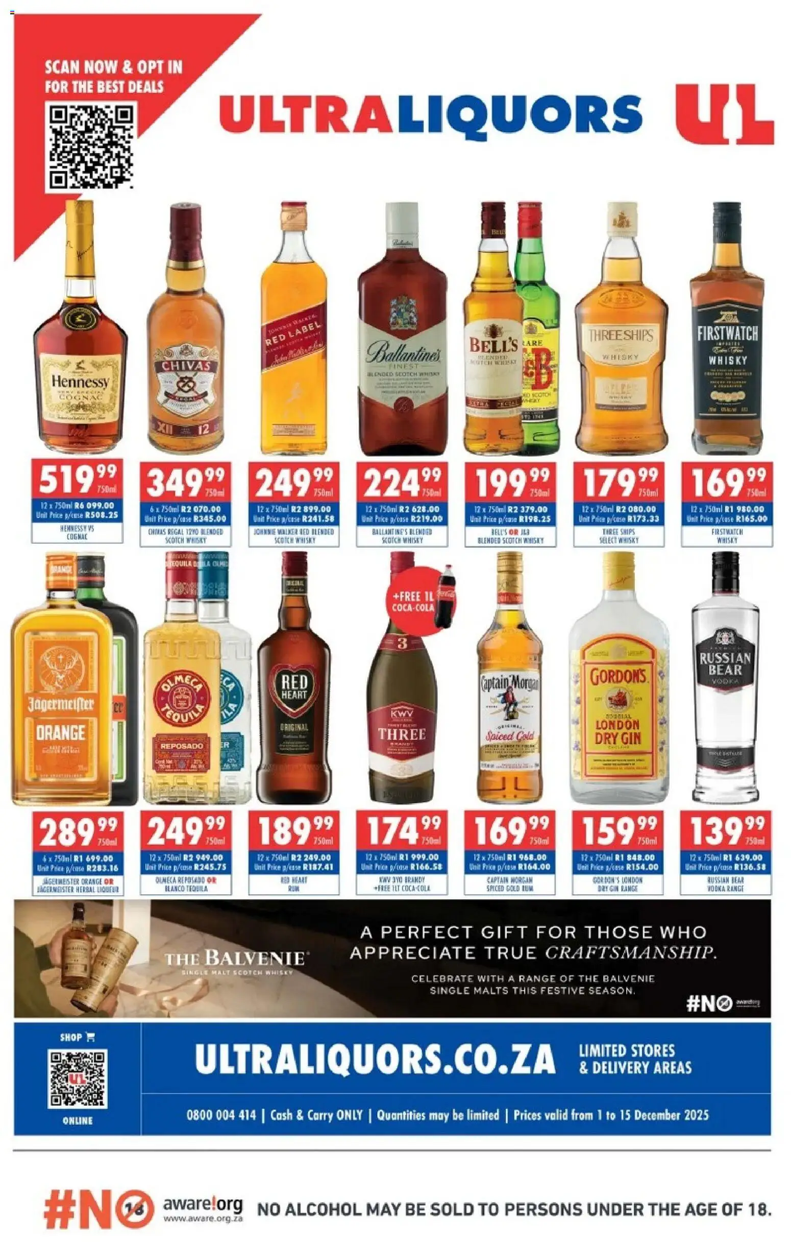 New Ultra Liquors catalogue – valid from 01.12.2025 | Page: 1