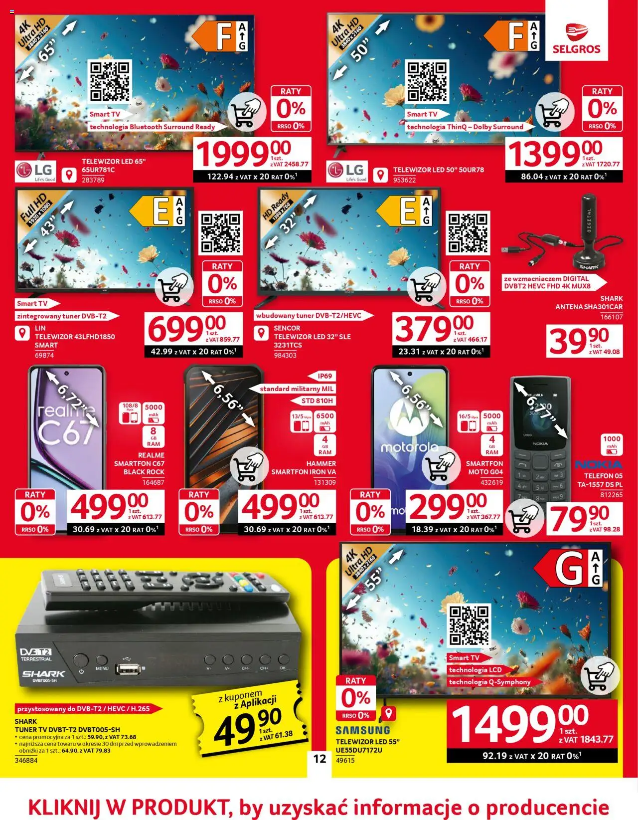 Selgros cash&carry Gazetka - Oferta przemysłowa od 05.06.2025 | Strona: 14 | Produkty: Telefon, Smartfon, Telewizor