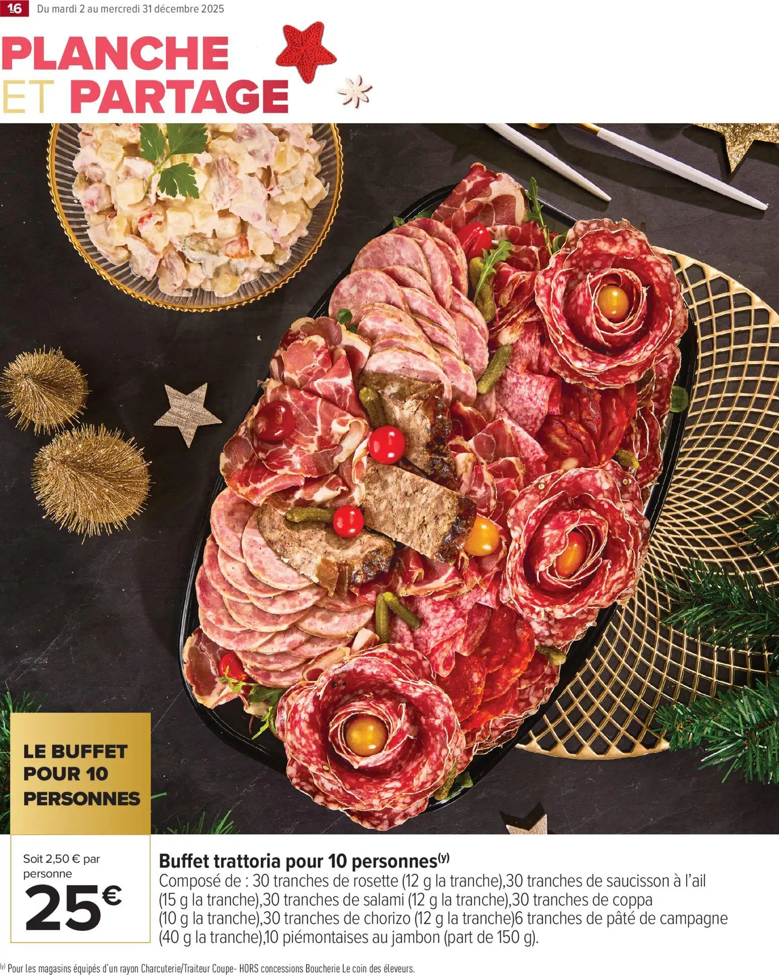 {H1} | Page: 16 | Produits: Chorizo, Saucisson, Buffet, Salami