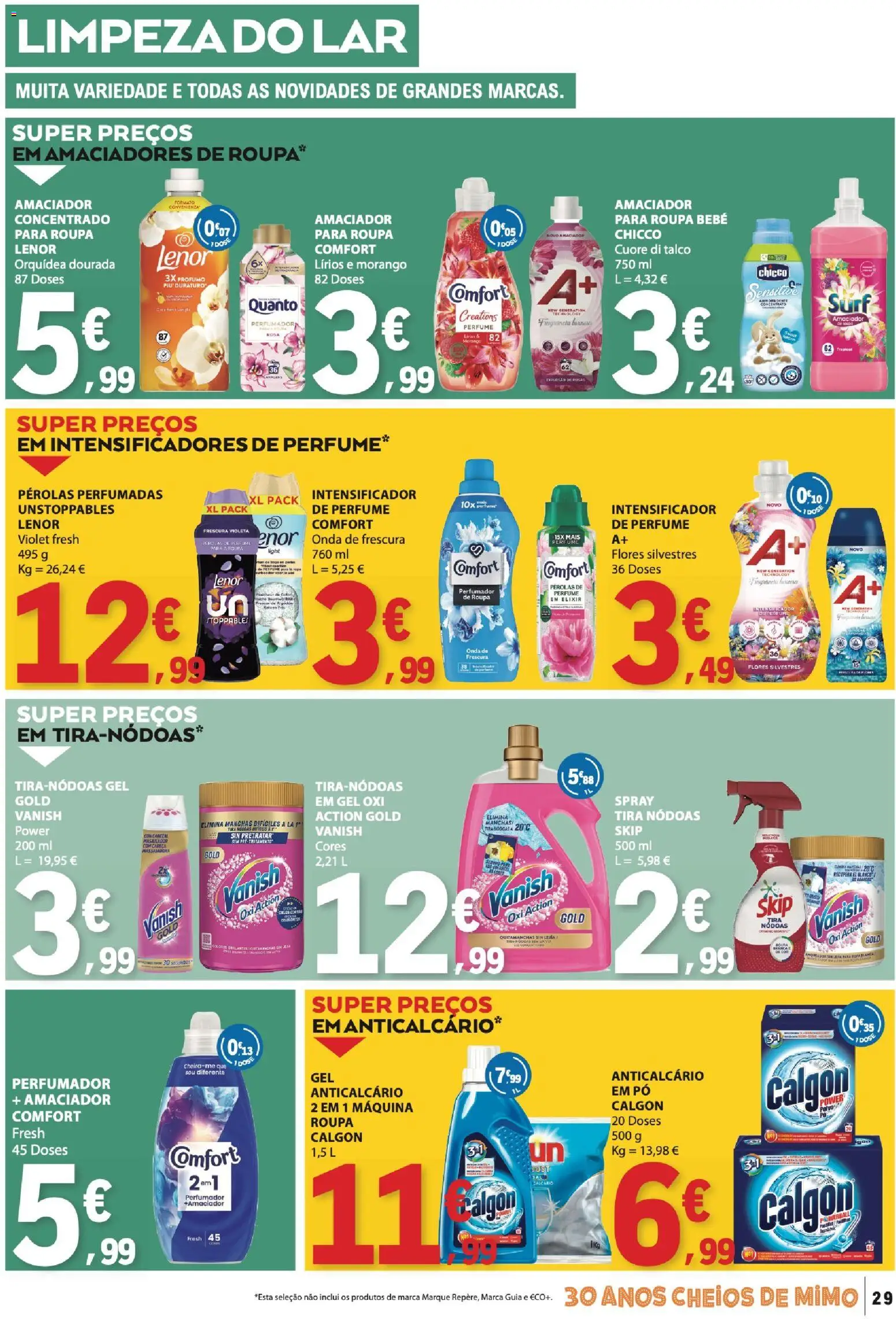 E.Leclerc folheto │ válido de 16.04.2026 | Página: 29 | Produtos: Dourada, Flores, Perfume, Pó