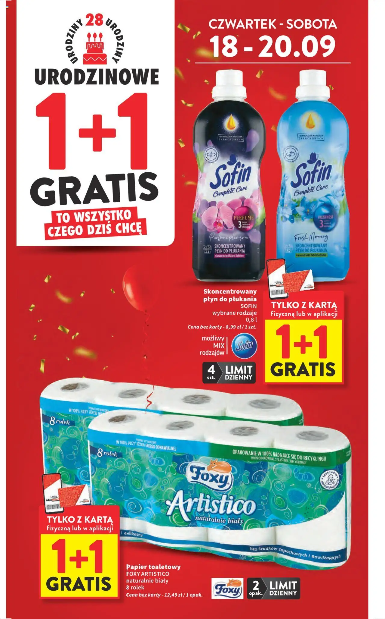 Intermarche Gazetka od 18.09.2025 | Strona: 2 | Produkty: Karta, Papier toaletowy