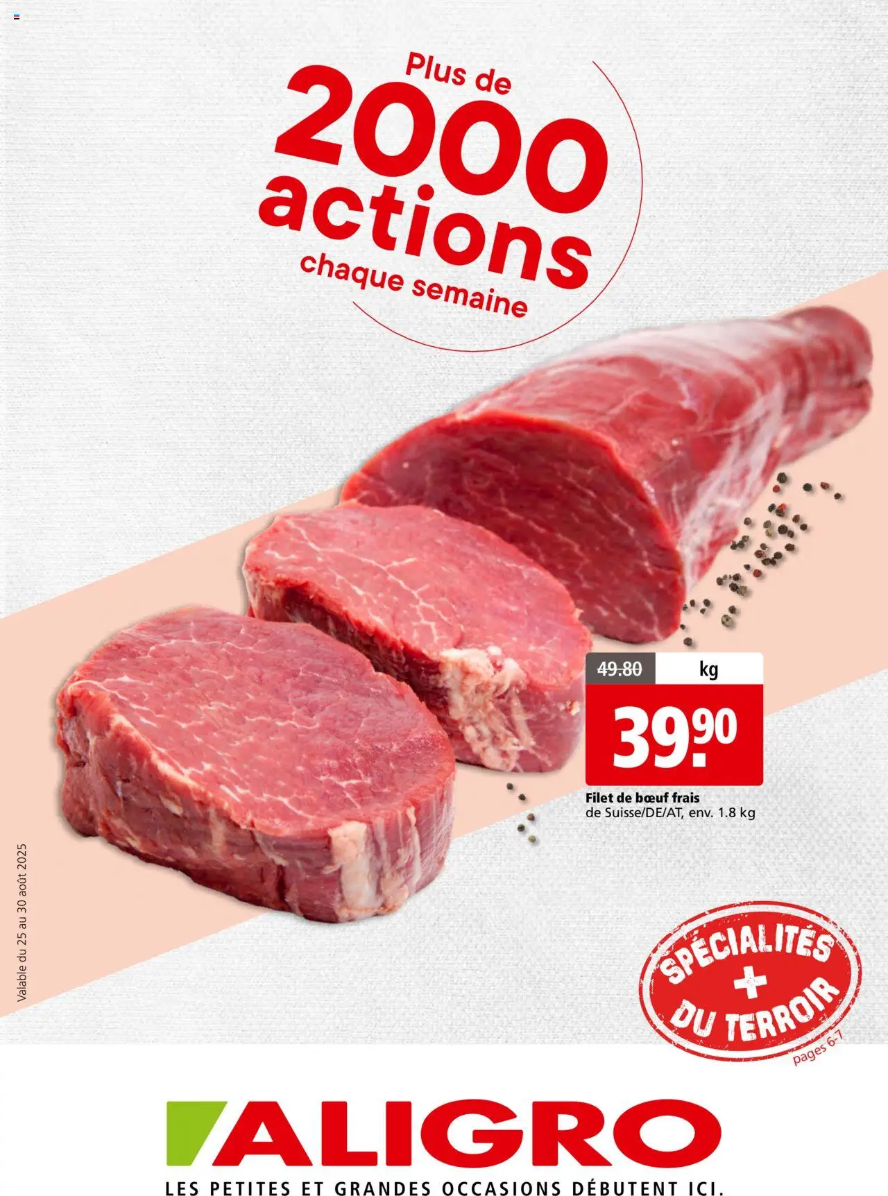 Aligro Aktionen Gourmetkunden FR ab 25.08.2025 | Seite: 1