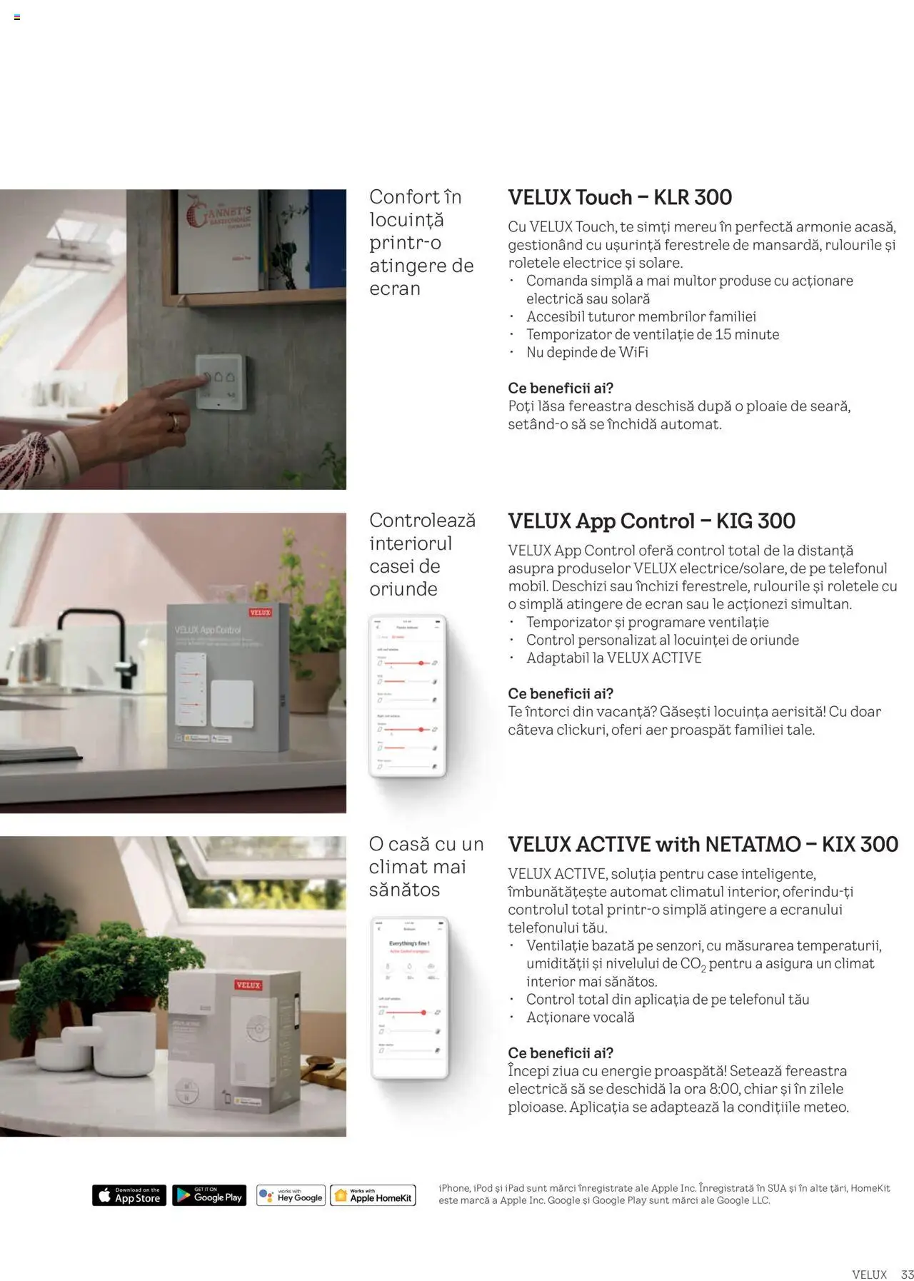 Noul catalog Velux – valabil de la 25.02.2025 | Pagină: 33 | Produse: Tavuk suyu, Fereastră