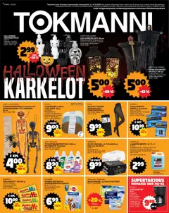 Tokmanni-mainoslehti voimassa 13.10.2025 alkaen