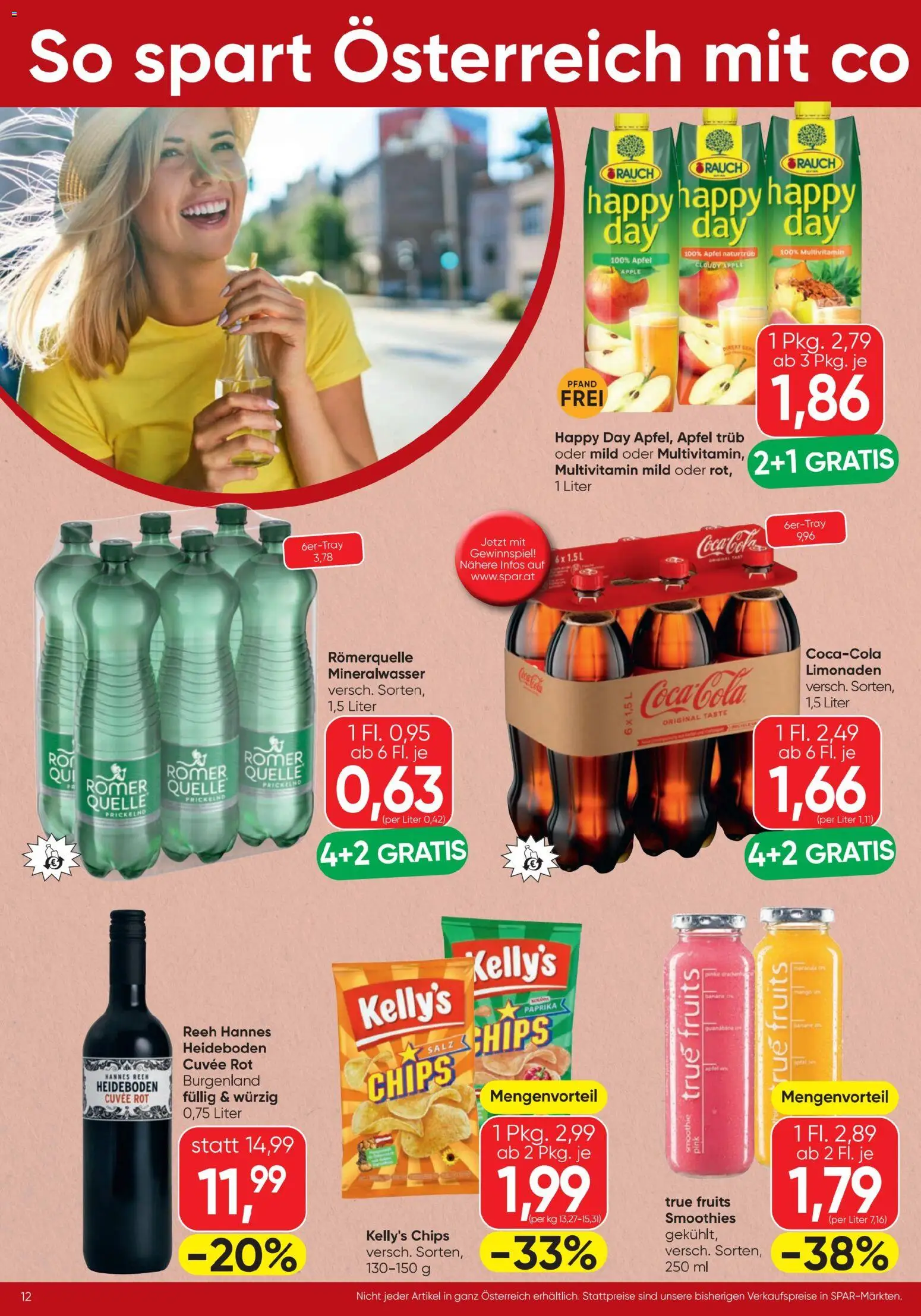 Spar - Flugblatt gültig ab 23.04.2026 | Seite: 12 | Produkte: Chips, Apple, Äpfel, Papier blanc