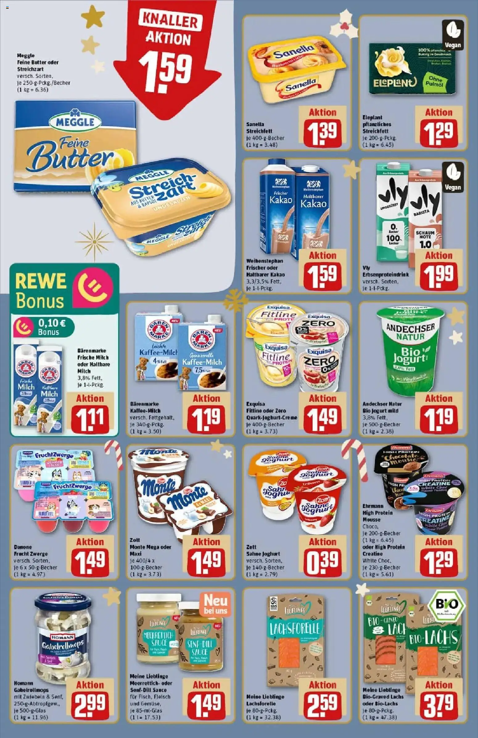 Rewe prospekt Bitburg	 – gültig ab 07.12.2025 | Seite: 18 | Produkte: Milch, Haltbare milch, Zwiebeln, Fleisch