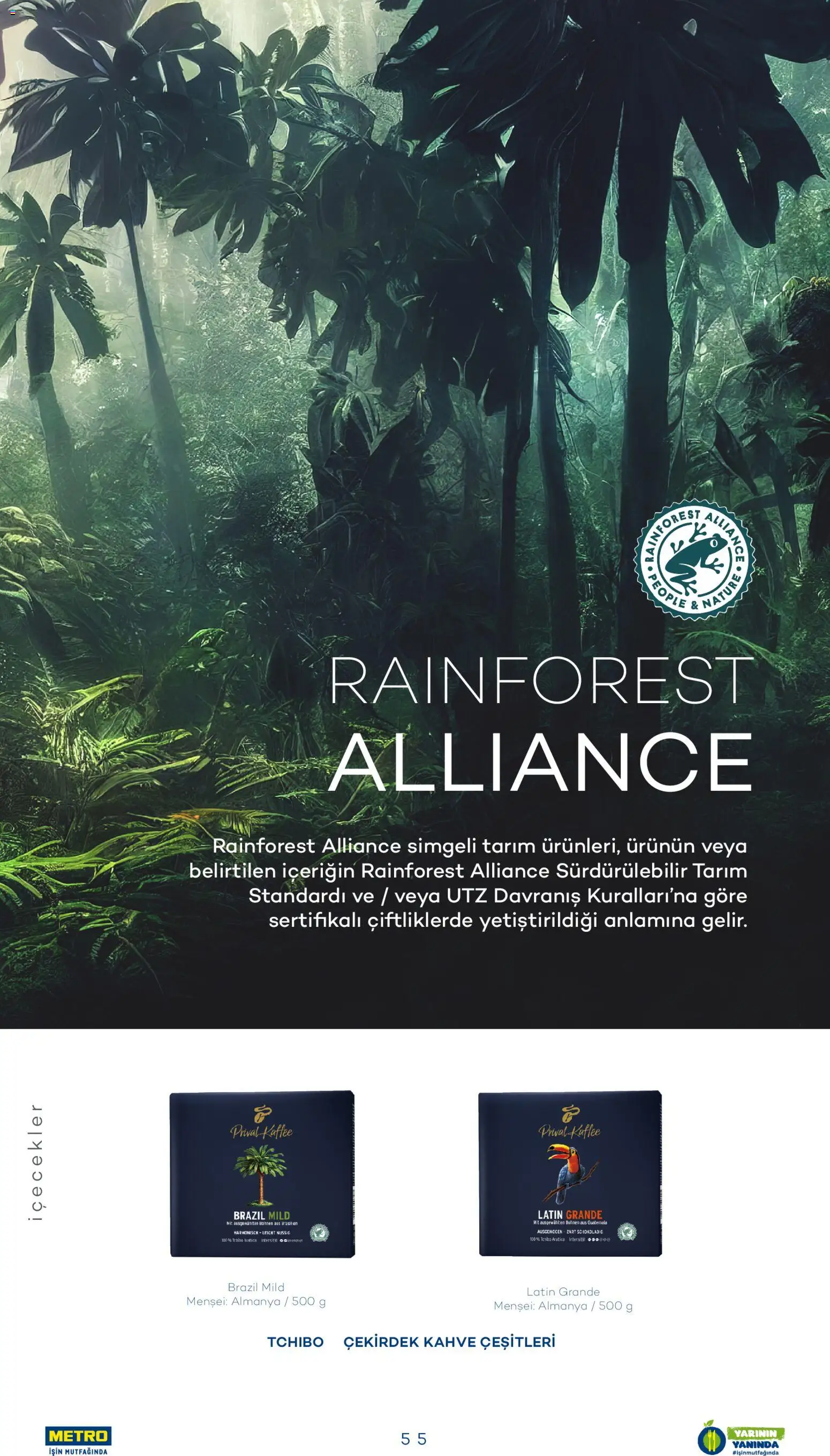 Metro - Sürdürülebilir Ürünler Kataloğu - 28.07.2025 tarihinden itibaren geçerlidir | Sayfa: 55 | Ürünler: Kahve
