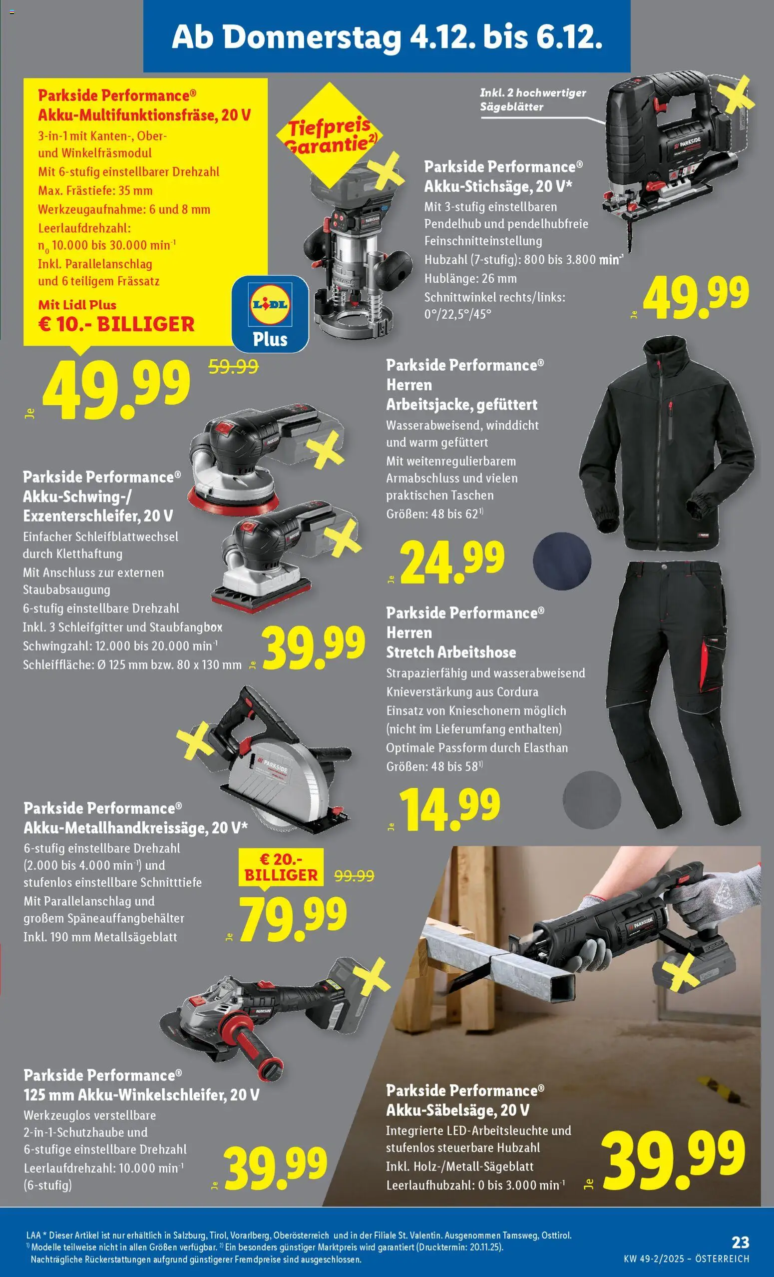 Lidl Flugblatt - Altenmarkt im Pongau, St. Johann im Pongau, Zell am See gültig ab 04.12.2025 | Seite: 25