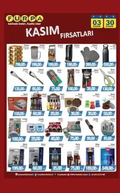 03.11.2025 tarihinden itibaren geçerli olan Furpa kataloğu önizlemesi
