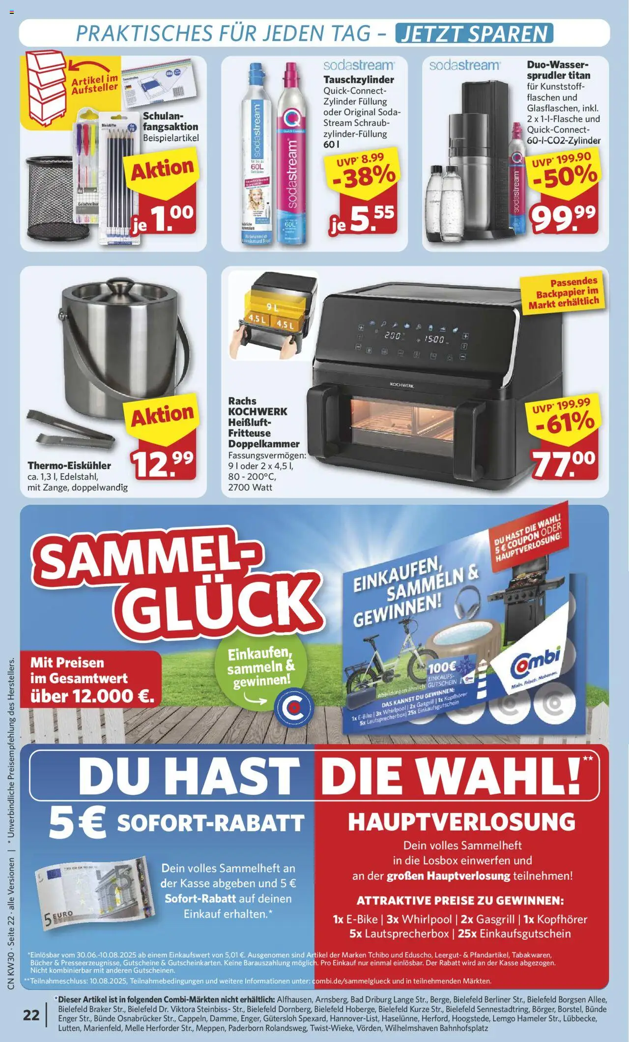 Combi Prospekt 	 - gültig ab dem 21.07.2025 | Seite: 28 | Produkte: Berliner, Bad, Fritteuse, Sodastream