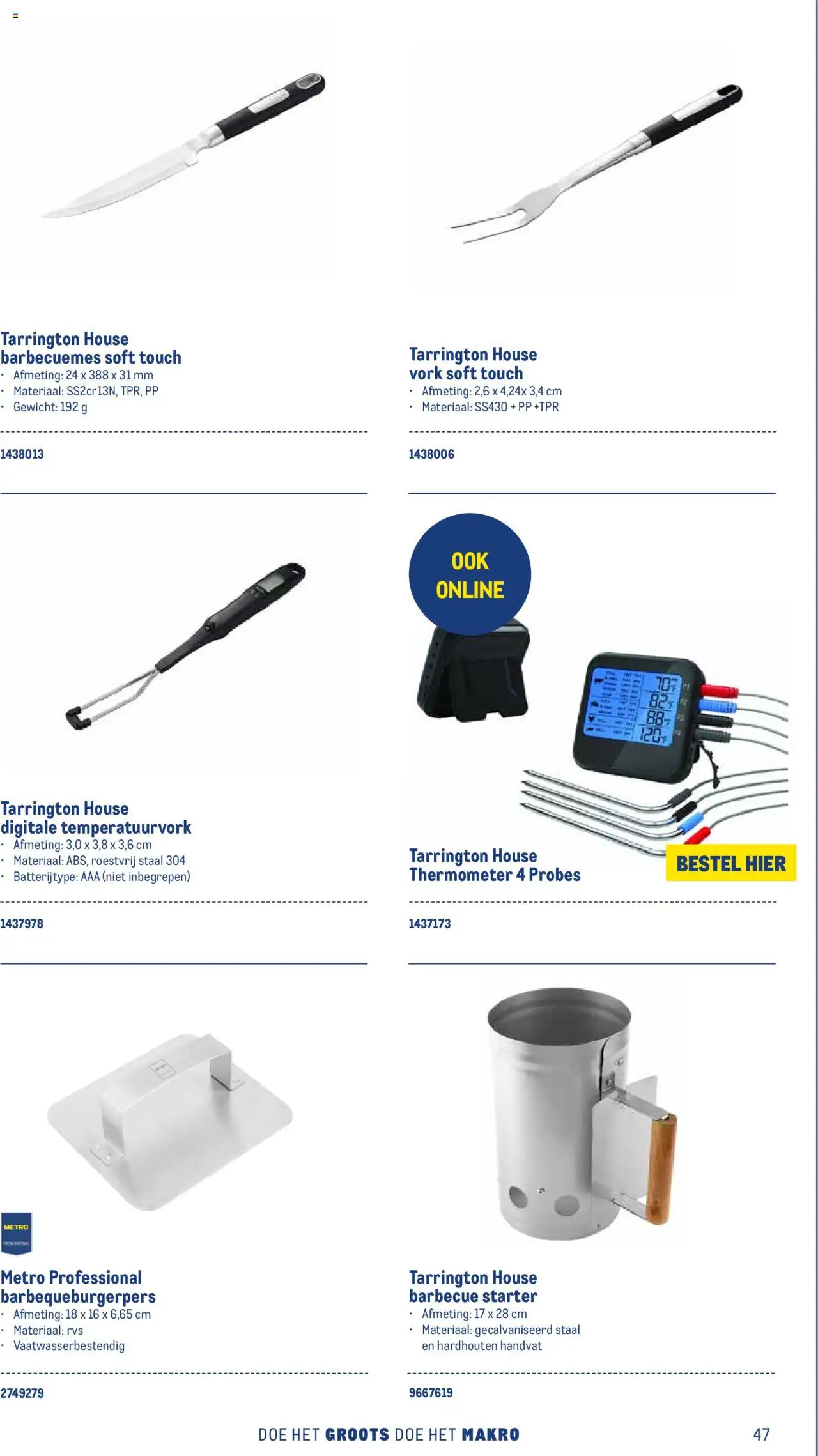  | Pagina: 47 | Producten: Gewicht, Thermometer