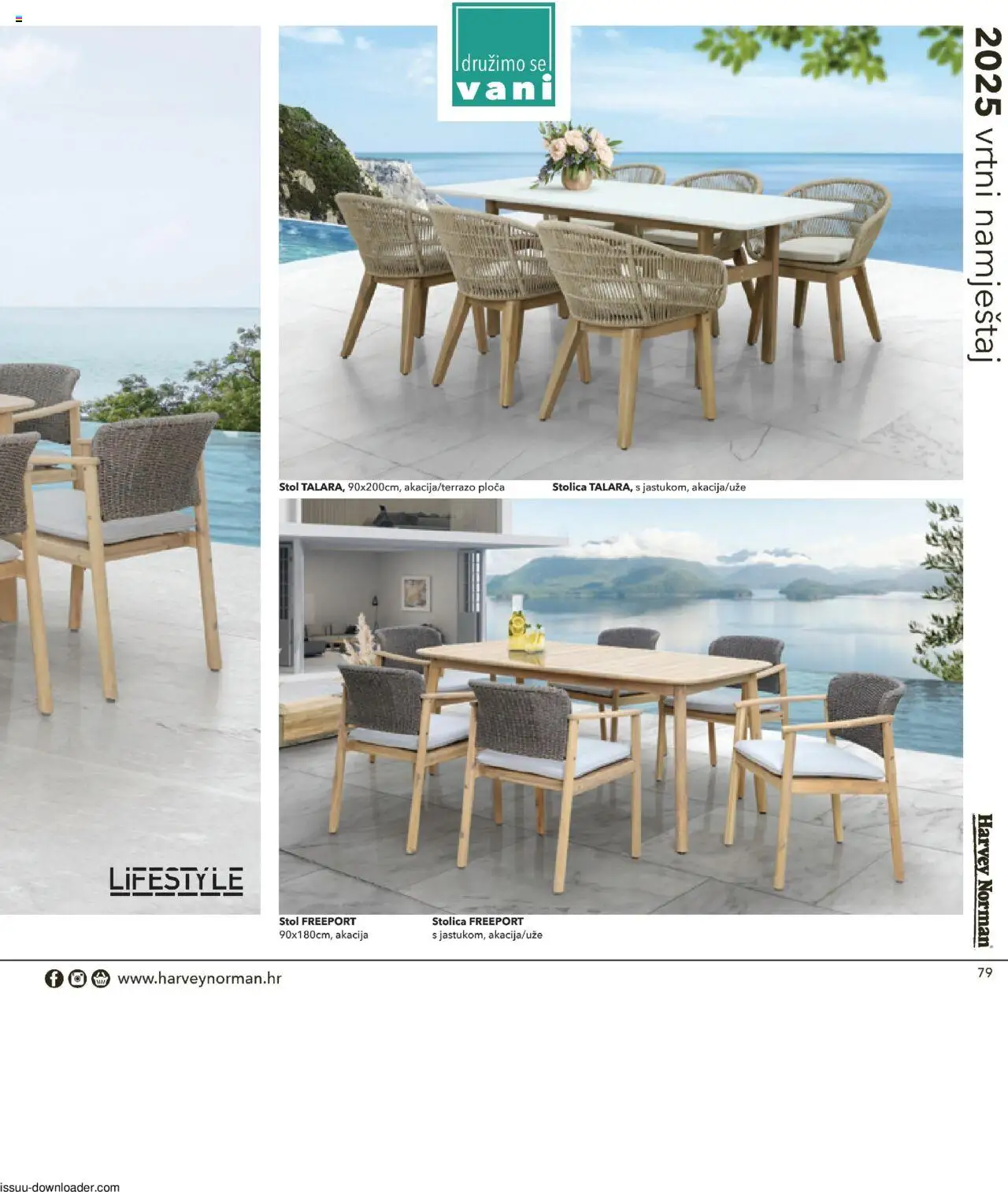 Harvey Norman katalog | vrijedi od 19.03.2025 | Stranica: 79 | Proizvodi: Stol, Stolica, Vrtni namještaj