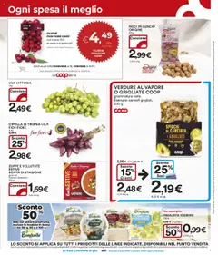Volantino Ipercoop del 17.07.2025 | Pagina: 7 | Prodotti: Verdure, Noci, Uva, Gazpacho