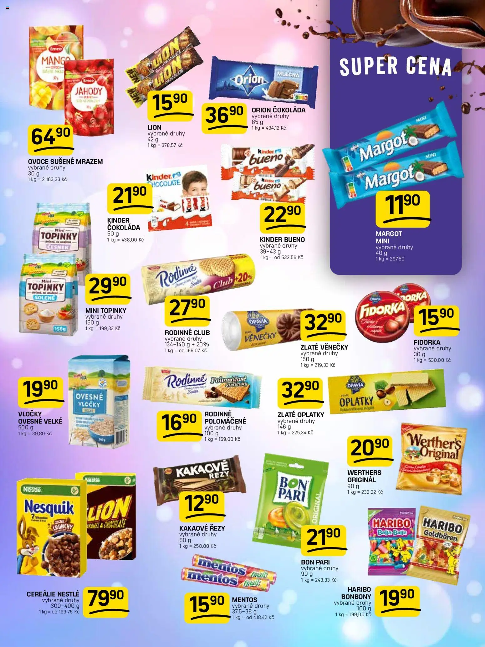 Flop leták od 22.04.2026 | Strana: 9 | Produkty: Vločky, Nesquik, Kinder Bueno, Fidorka