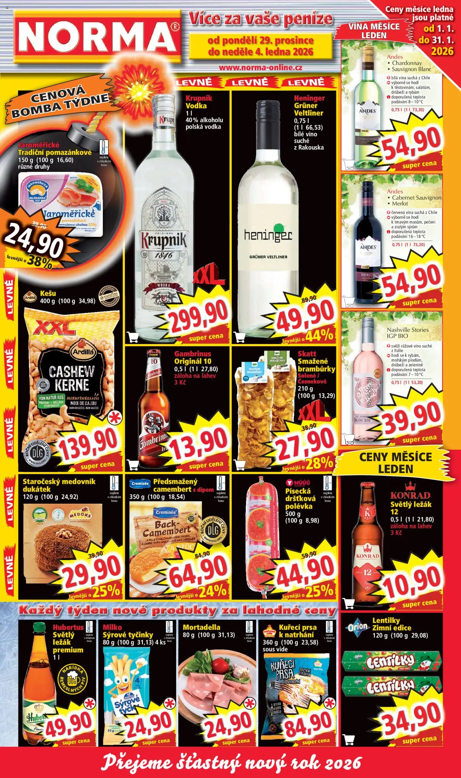 Norma leták od 22.12.2025 | Strana: 9 | Produkty: Bílé víno, Sous vide, Vodka, Protein