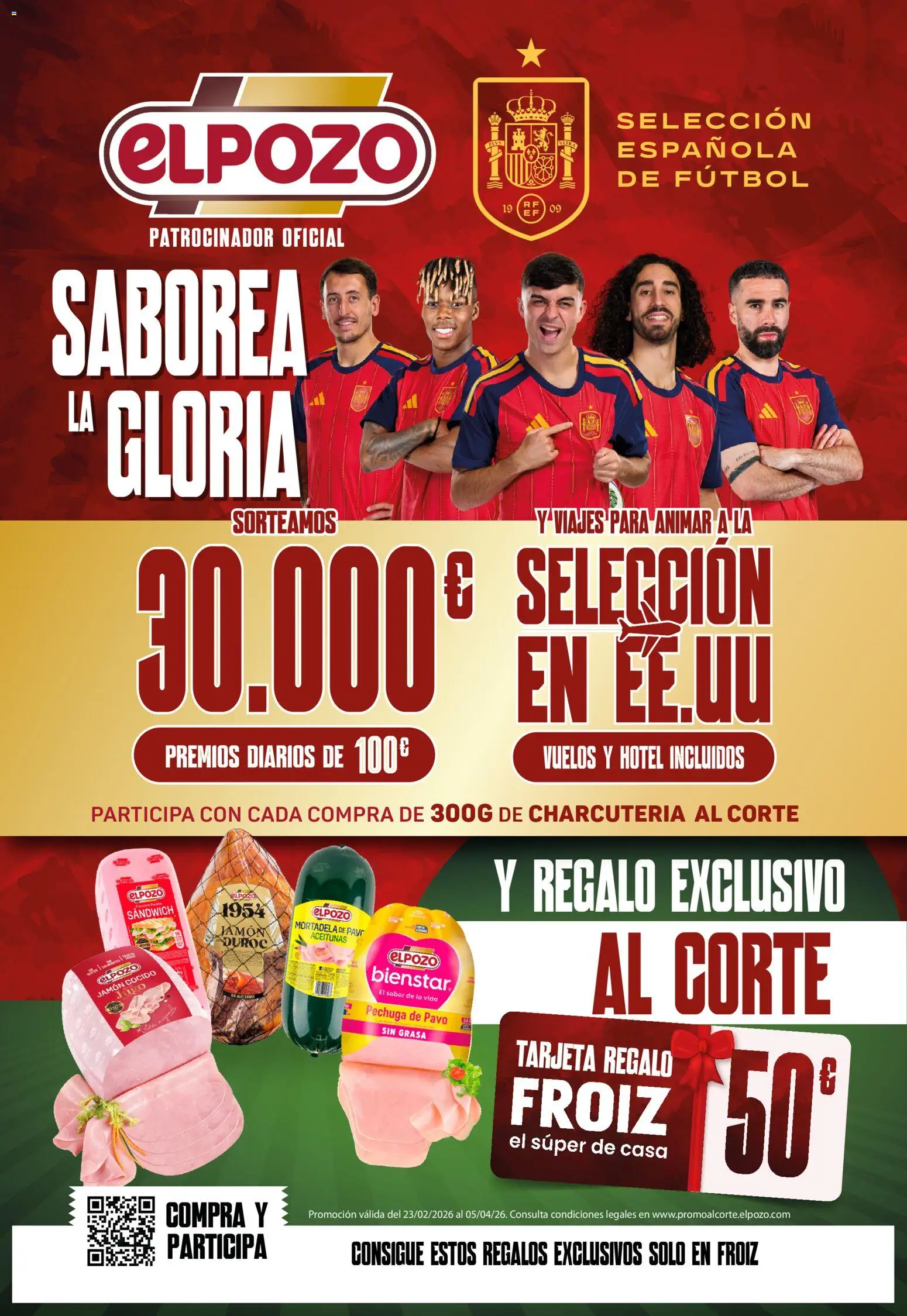 Froiz Oferta semanal │ válido desde el 23.03.2026 | Página: 4 | Productos: Jamón, Jamón cocido, Mortadela