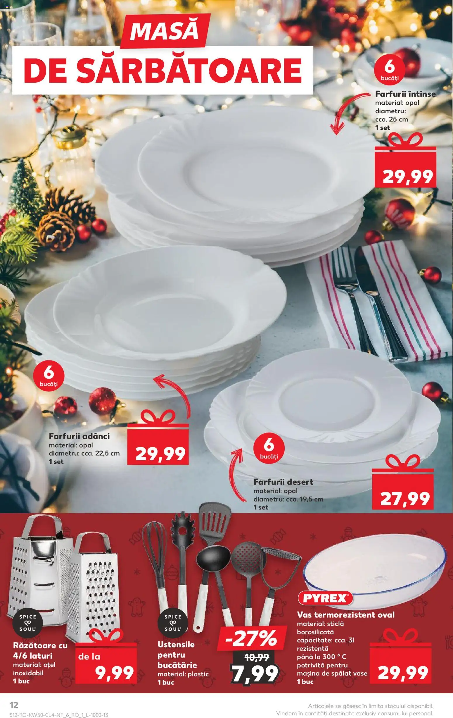 Noul catalog Kaufland – valabil de la 10.12.2025 | Pagină: 12 | Produse: Mașină De Spălat, Mașină De Spălat Vase, Răzătoare, Bucătărie