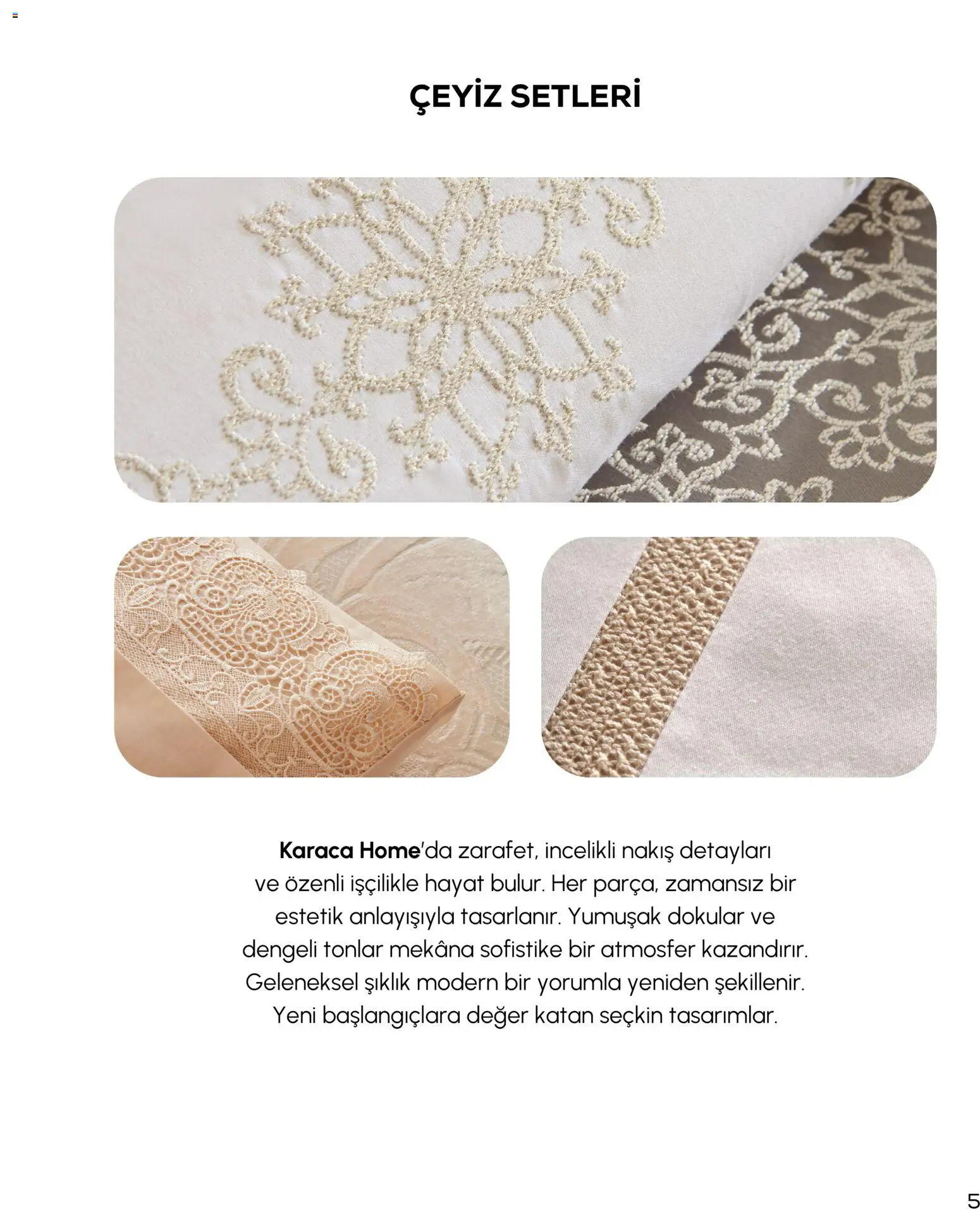Karaca Home Katalog - 01.03.2026 tarihinden itibaren geçerlidir | Sayfa: 5