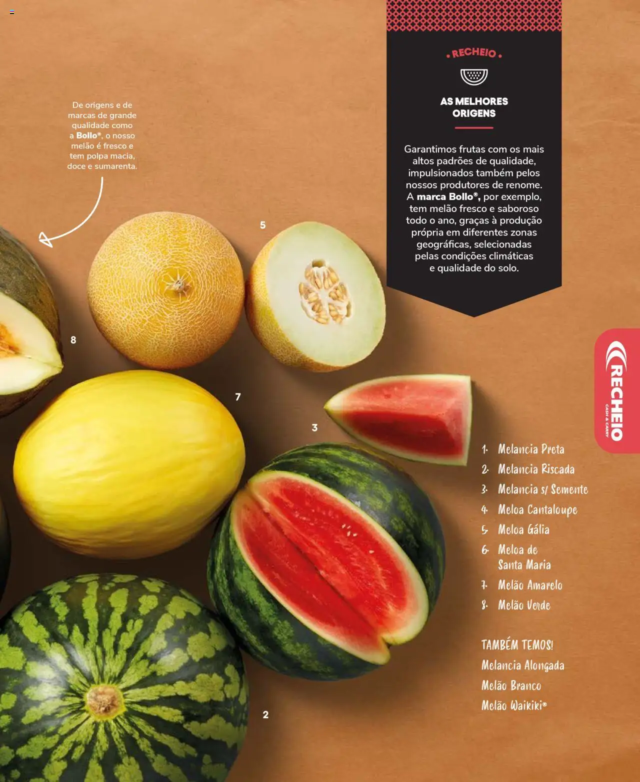 Recheio Frutas e Legumes │ válido de 19.09.2024 | Página: 71 | Produtos: Melancia, Melão