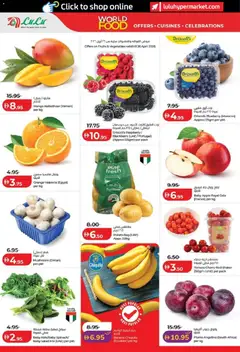 Preview of Lulu Hypermarket catalogue - World Food - Abu Dhabi & Al Ain valid from 22.04.2026 | Page: 36 | Products: Pizza, Jablka, Myčka, Whisky