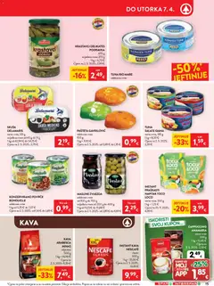 Katalog Spar - Pregled kataloga iz trgovine Spar, vrijedi od 01.04.2026 | Stranica: 19 | Proizvodi: Kava, Masline, Skuša, Tuna