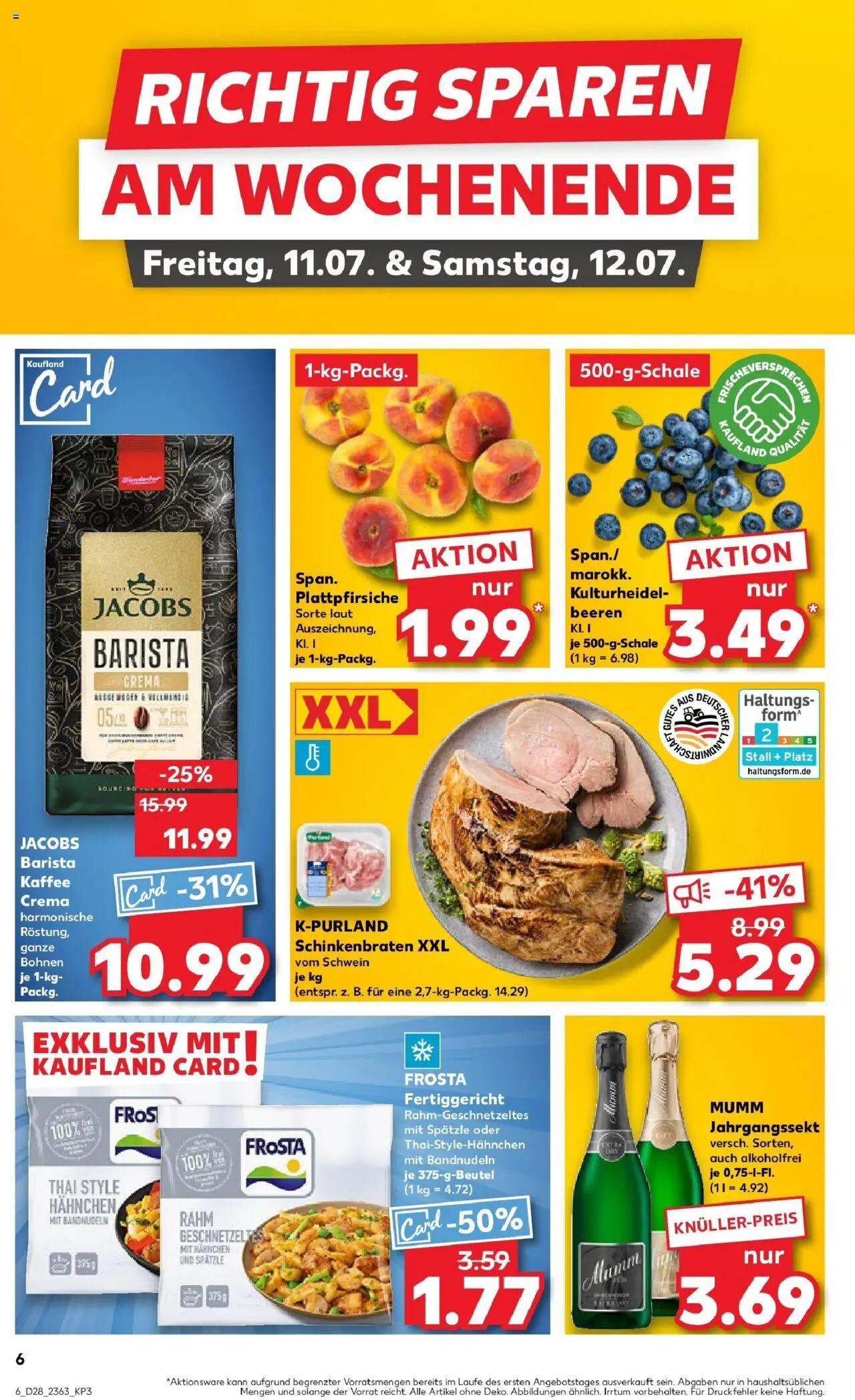 Kaufland prospekt Straelen	 - gültig ab dem 13.07.2025 | Seite: 21 | Produkte: Hahnchen, Kaffee, Frosta