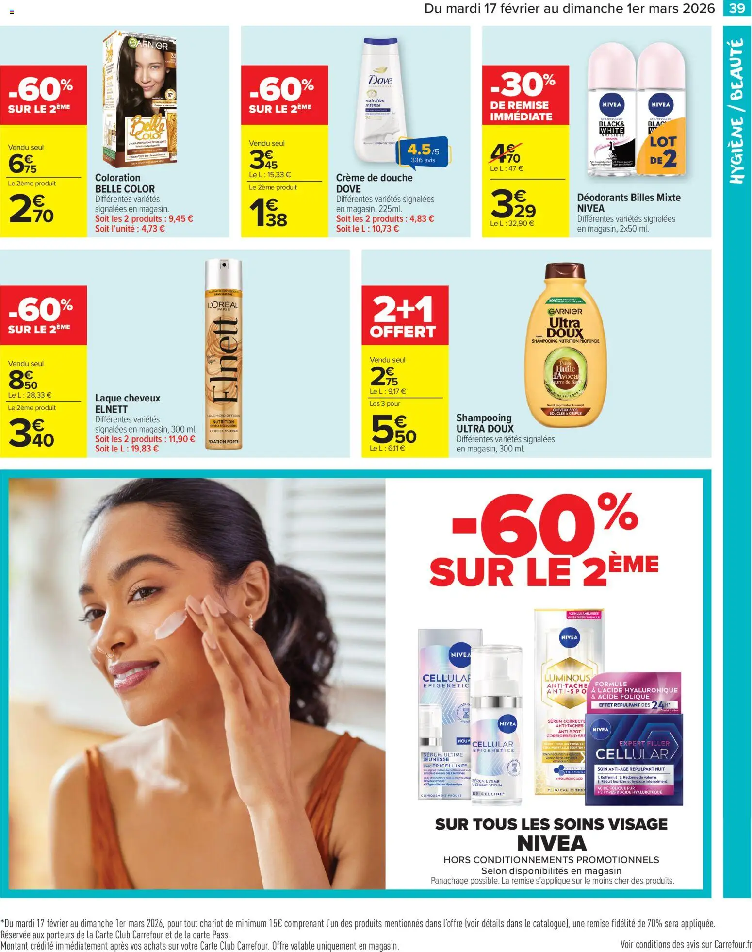 {H1} | Page: 41 | Produits: Coloration, Shampooing, Douche, Crème