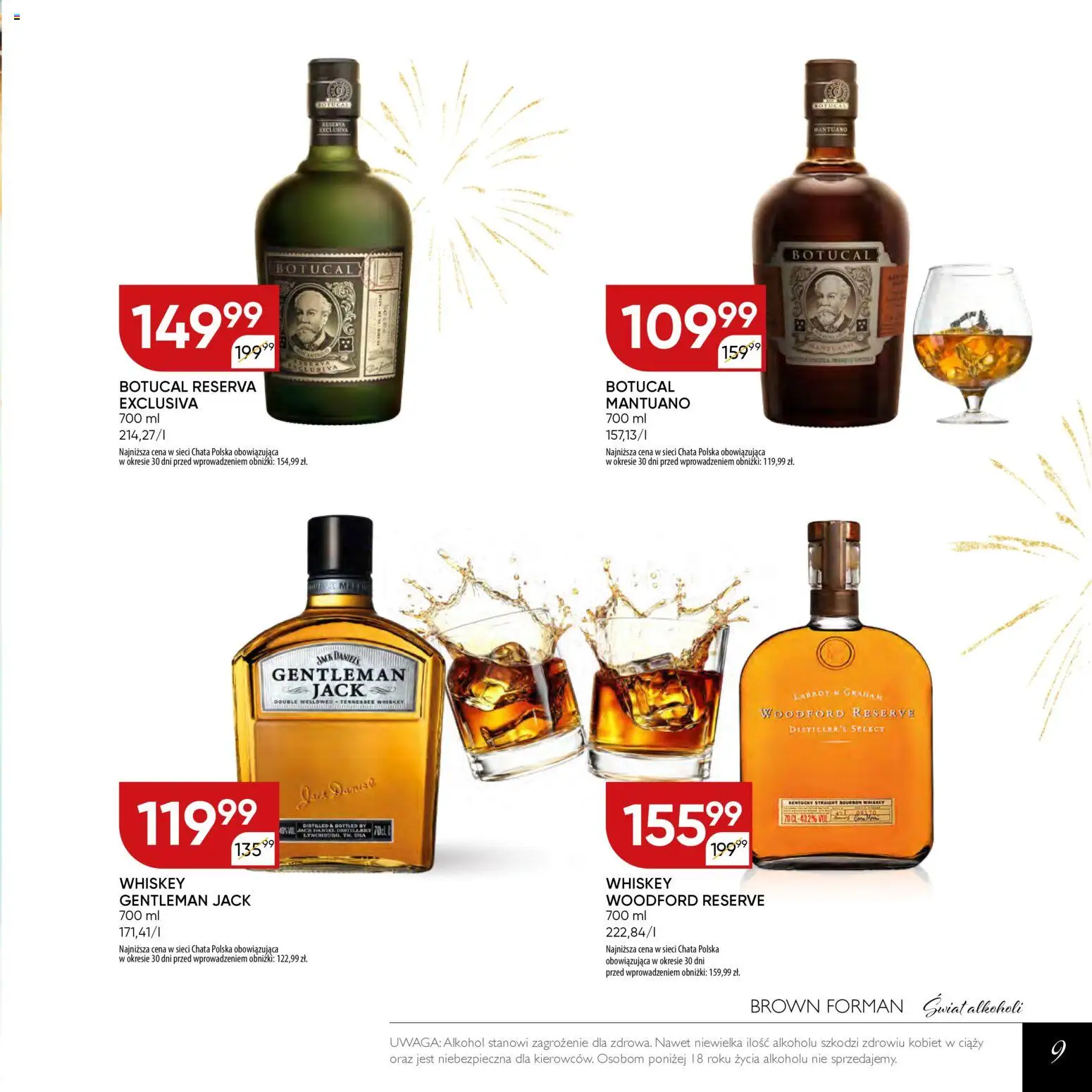 Chata Polska Gazetka - Mocna Oferta od 03.02.2026 | Strona: 9 | Produkty: Gentleman Jack, Alkohol