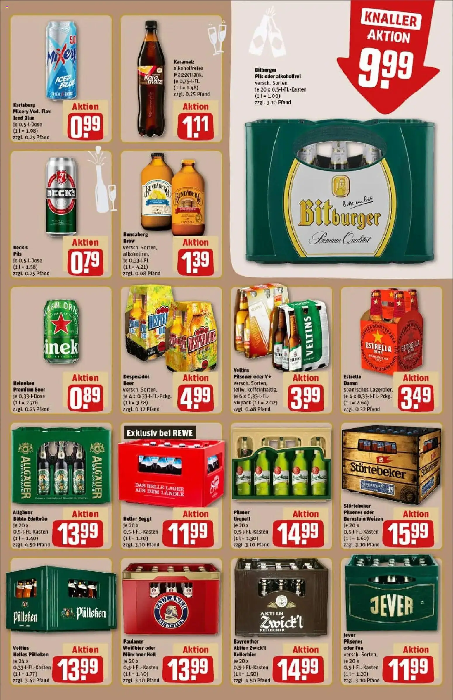Rewe prospekt Stuttgart / Hedelfingen	 – gültig ab 22.12.2025 | Seite: 15 | Produkte: Bitburger, Pilsner urquell, Paulaner, Veltins