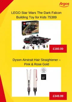 Preview of Argos - Weekly offers valid from 14.10.2025 | Page: 3 | Products: Toy, Lego, Hair straightener