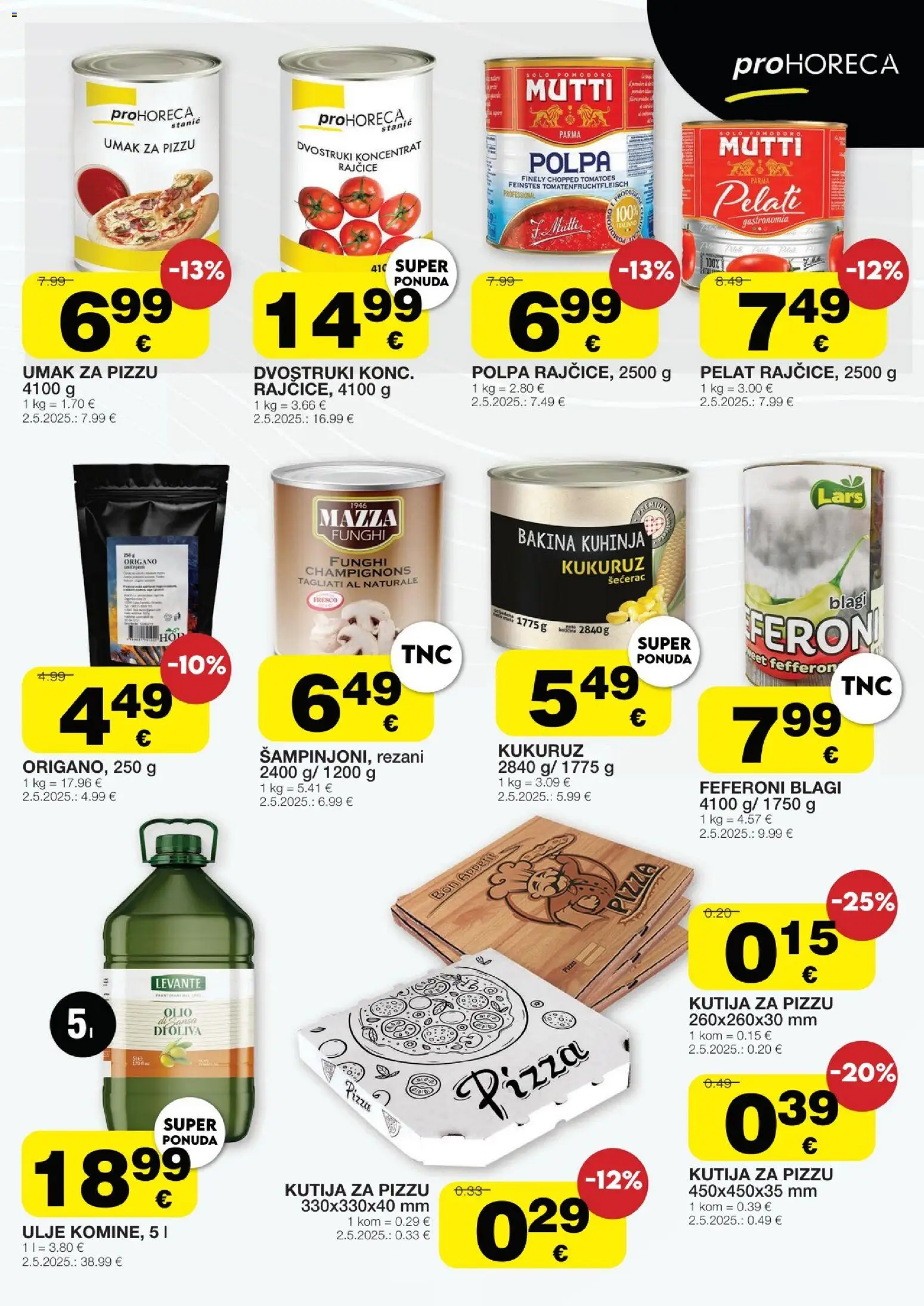 Stanić Diskont katalog | vrijedi od 23.04.2026 | Stranica: 3 | Proizvodi: Pizza, Rajčice, Umak, Kuhinja