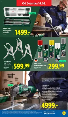 Lidl katalog - važi od 14.08.2025 | Strana: 11 | Proizvode: Parkside, Ulje