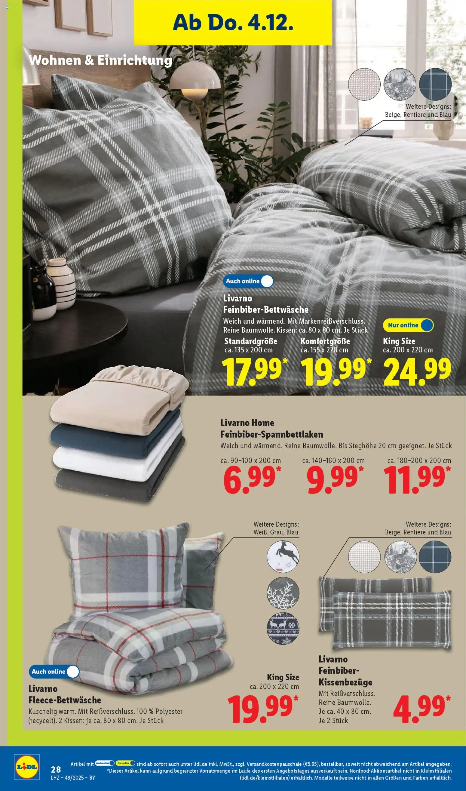 Lidl Prospekt Uffenheim – gültig ab 01.12.2025 | Seite: 44 | Produkte: Kissen