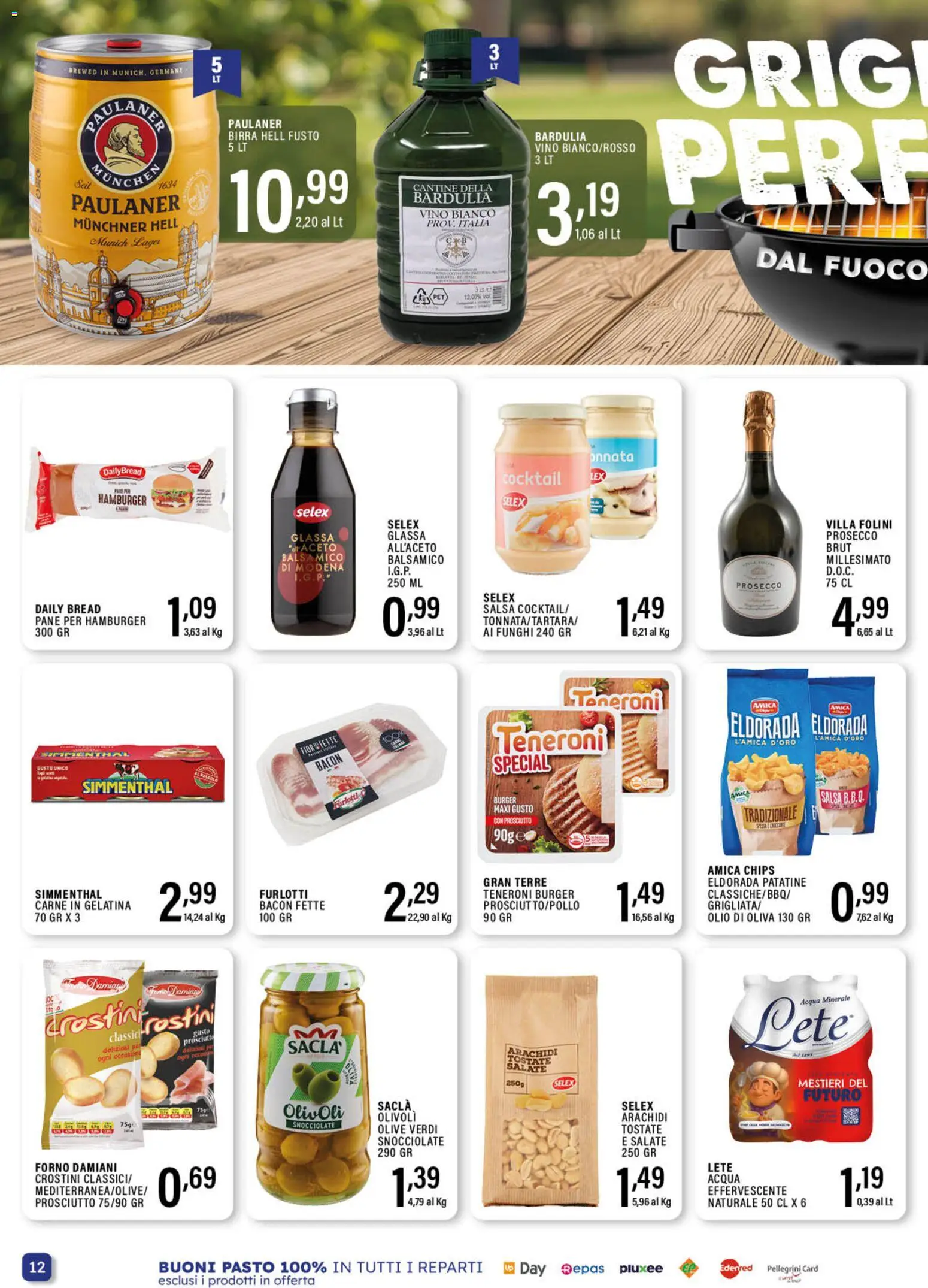 Volantino GECOP del 20.04.2026 | Pagina: 12 | Prodotti: Patatine, Prosecco, Funghi, Glassa