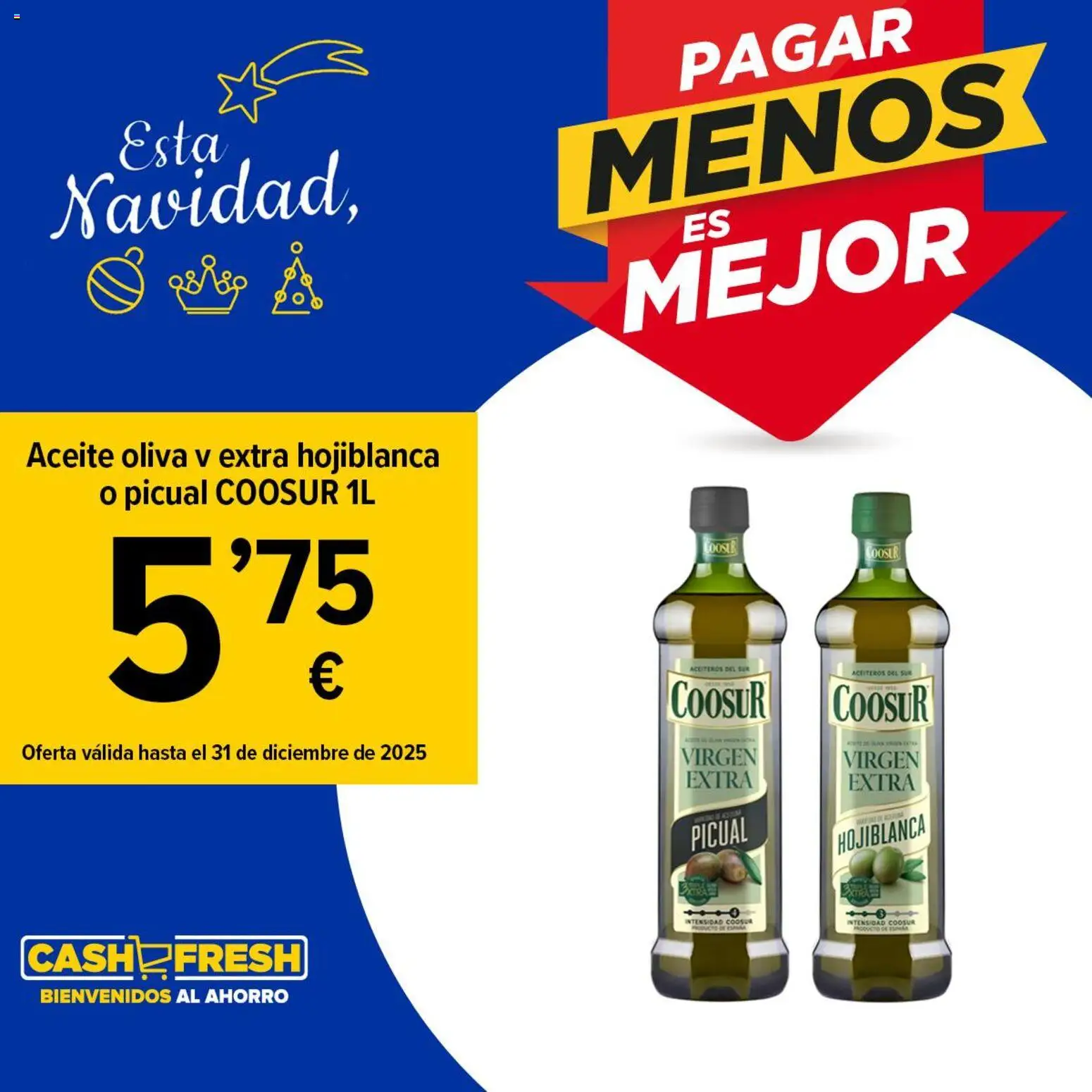 Cash Fresh folleto │ válido desde el 15.12.2025 | Página: 1 | Productos: Aceite