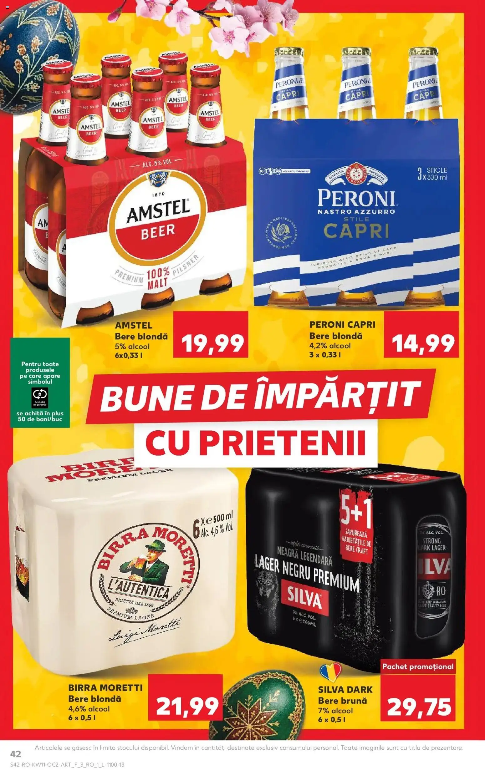 Noul catalog Kaufland – valabil de la 11.03.2026 | Pagină: 42 | Produse: Bere