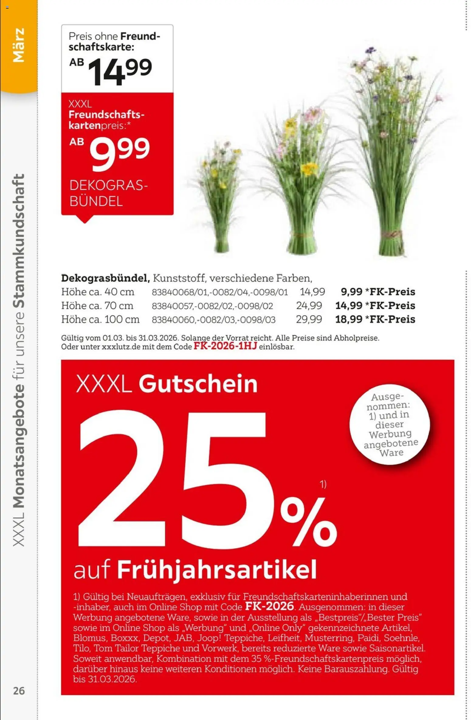 XXXL Lutz  Freundschaftskartenjournal – gültig ab 01.02.2026 | Seite: 26