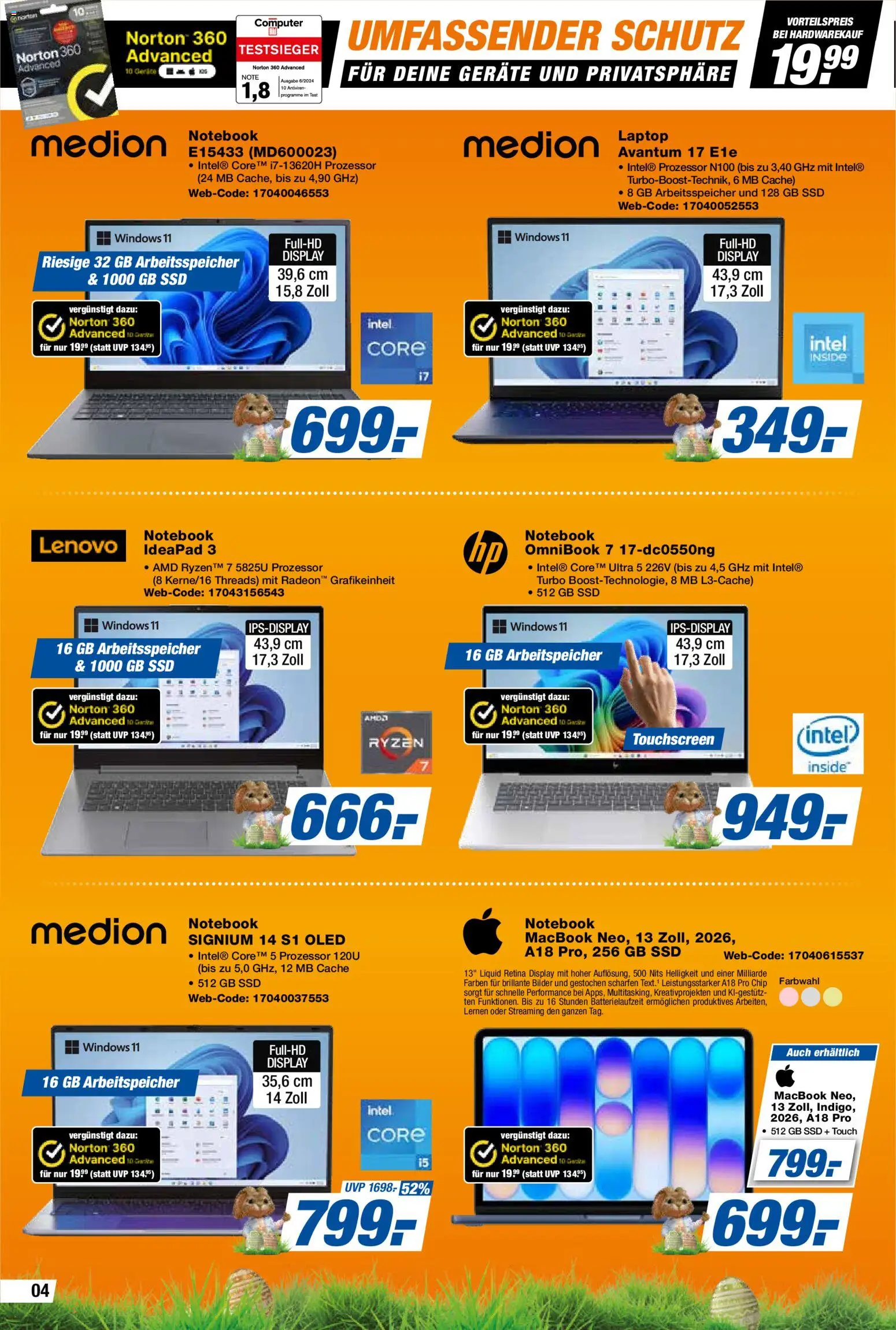 Expert Prospekt 	 – gültig ab 20.03.2026 | Seite: 4 | Produkte: Lenovo, Bilder, Laptop, Notebook