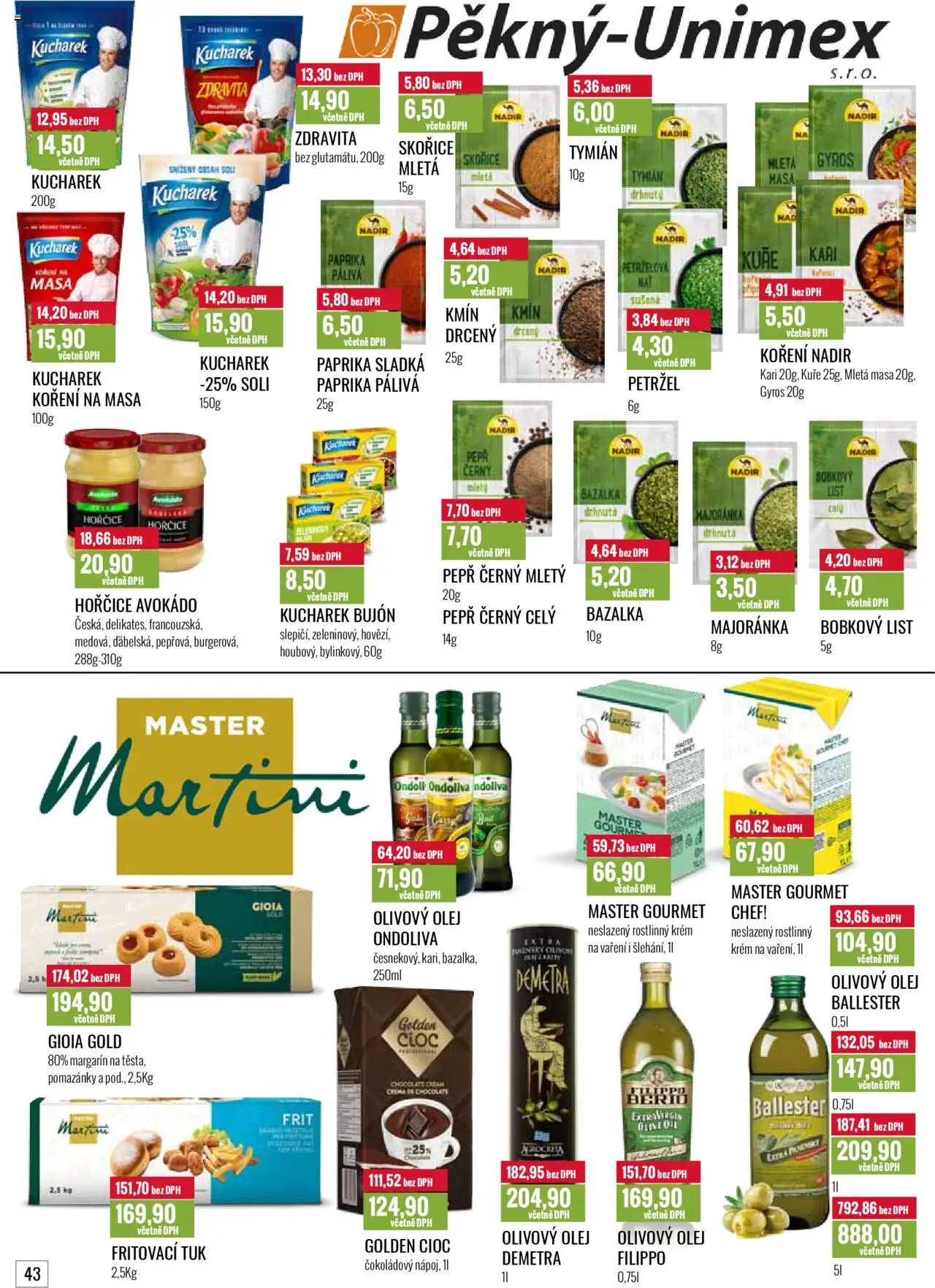 Ratio leták od 01.10.2025 | Strana: 44 | Produkty: Olej, Krém, Bazalka, Margarín